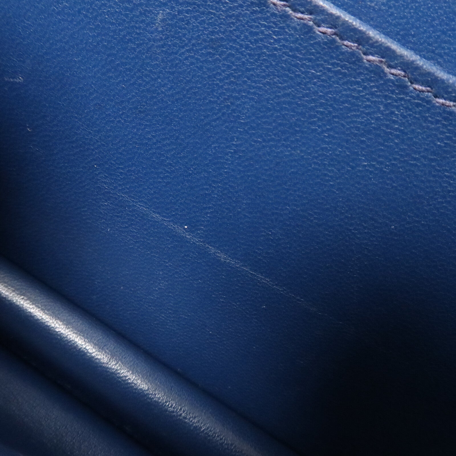 HERMES Evercolor皮革Constance Mini肩背袋Bleu Agate