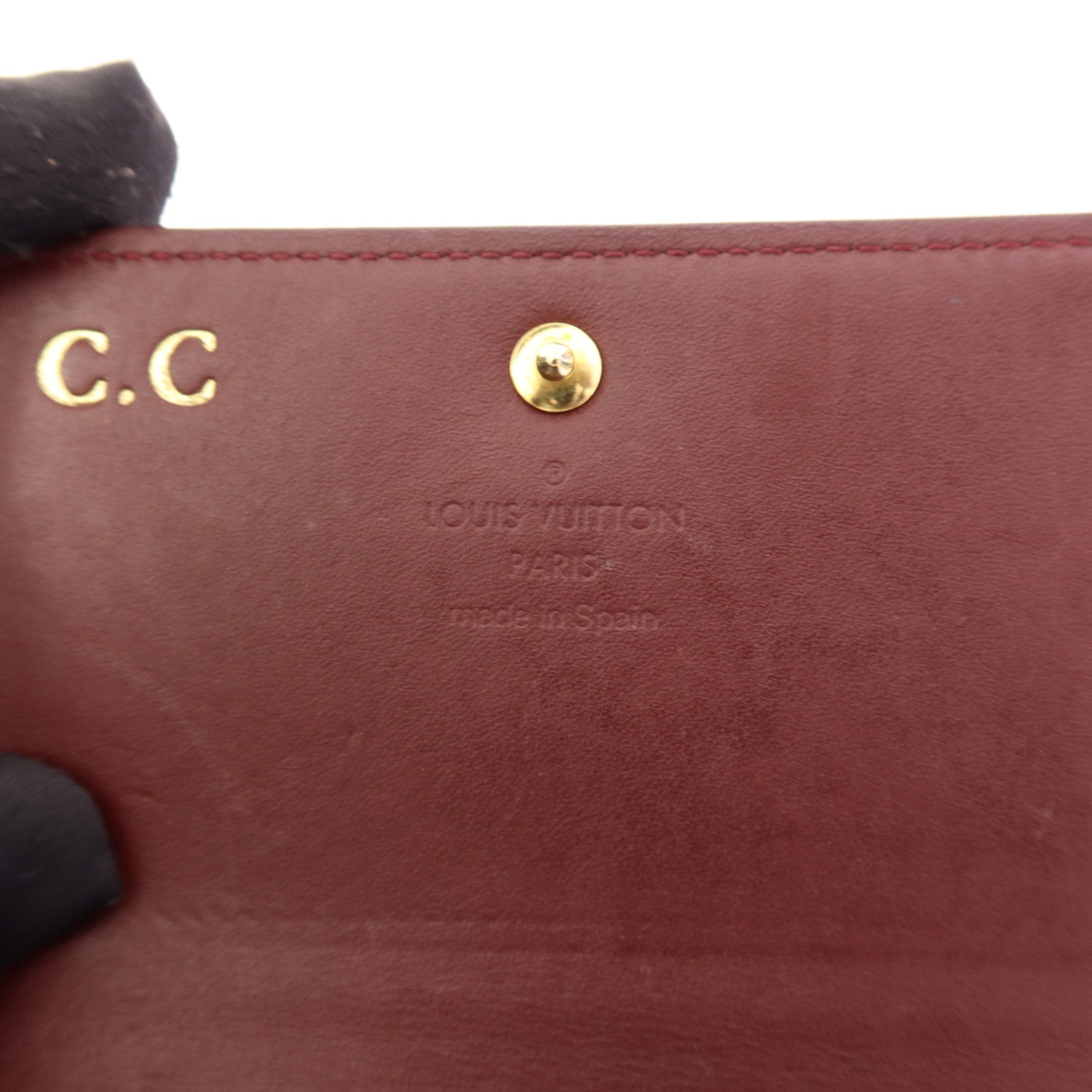 LOUIS VUITTON Vernis Card Case金扣卡片套