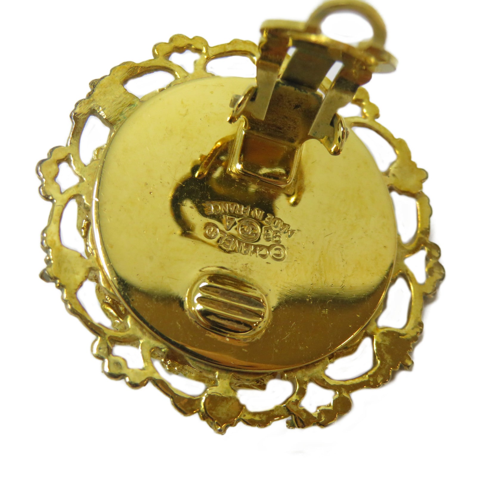 CHANEL 金屬Earrings耳環金色