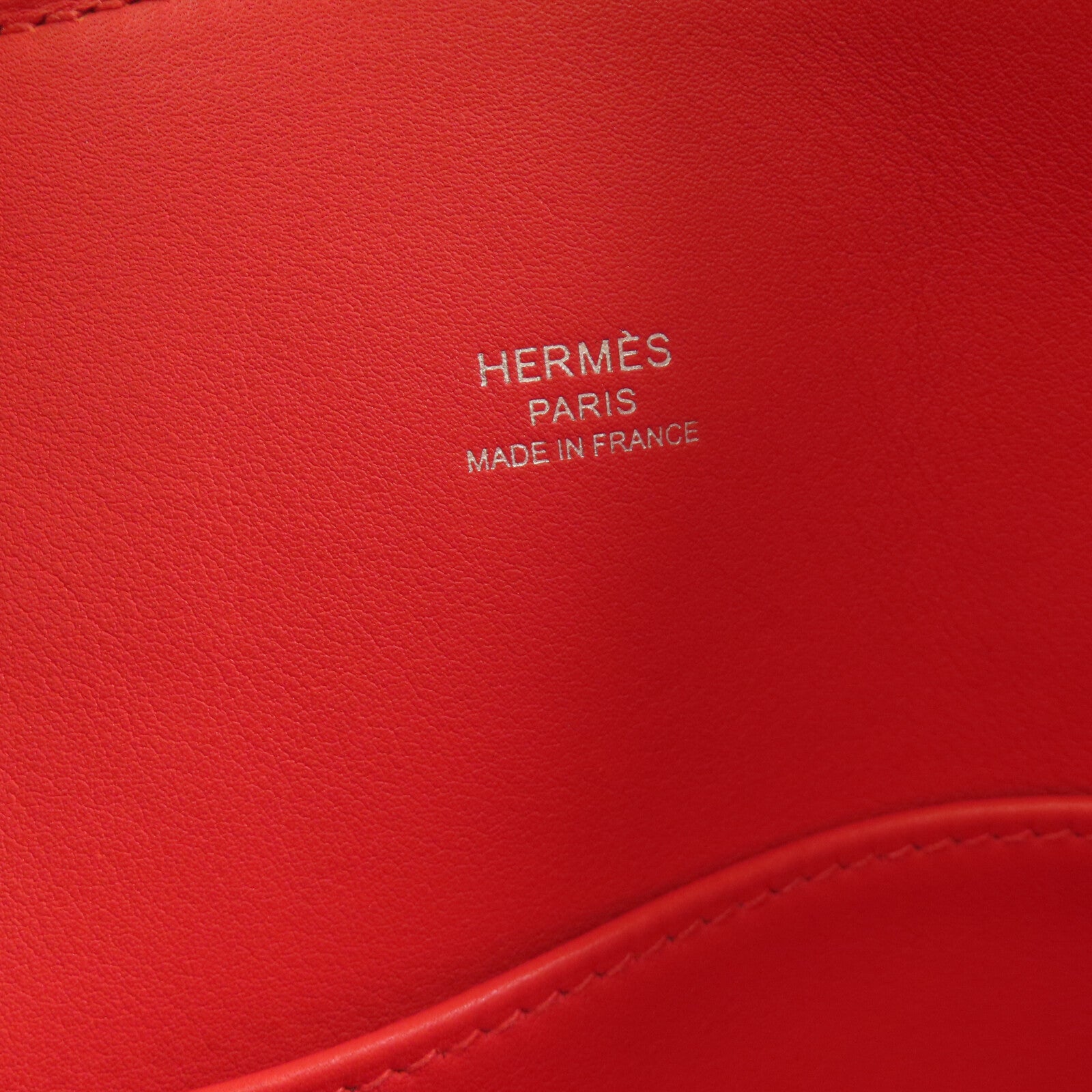 HERMES Evercolor皮革Bolide 1923 25銀扣手挽肩背兩用袋Rose Texas