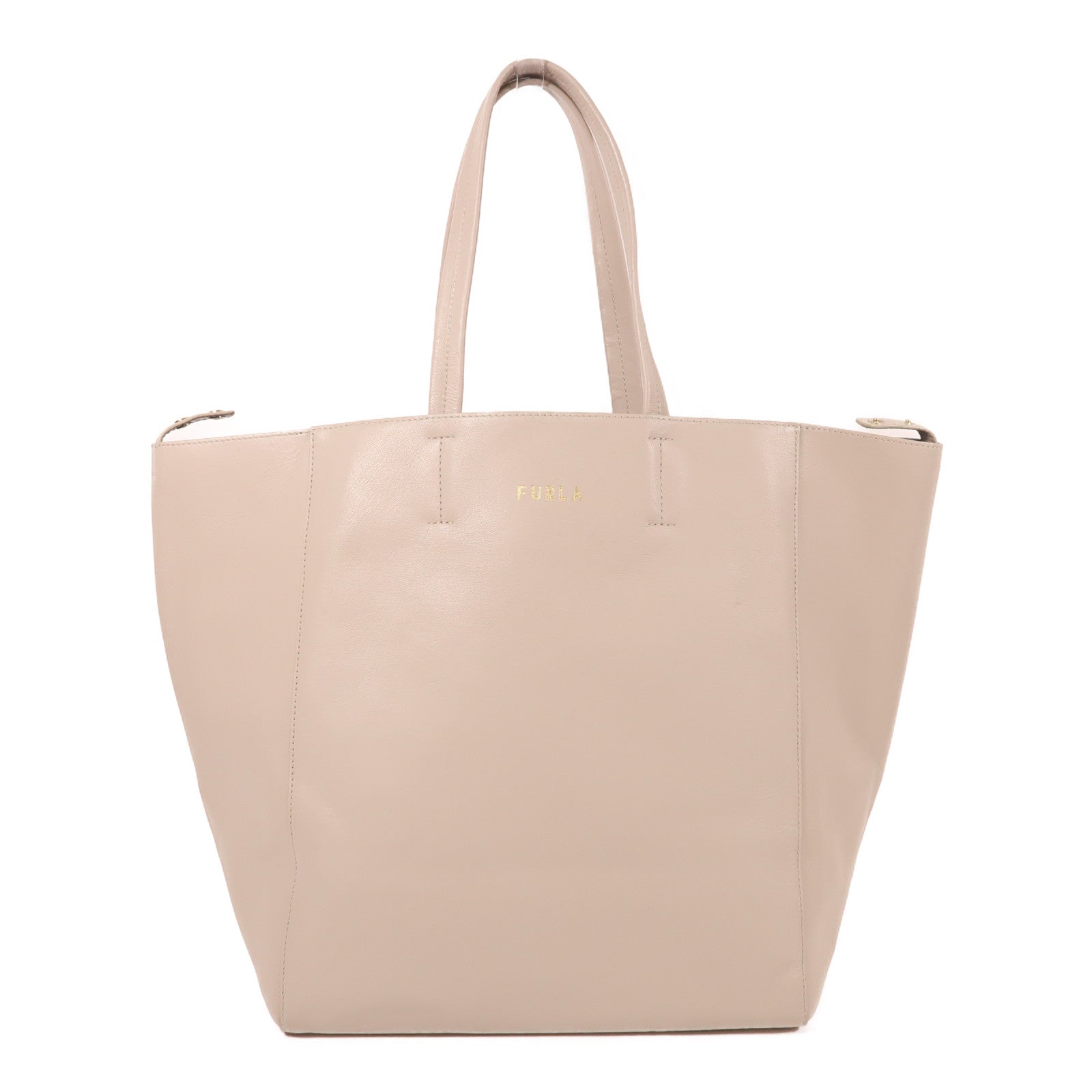 Furla 【激減優惠】牛皮皮革Tote Bag金扣肩背袋