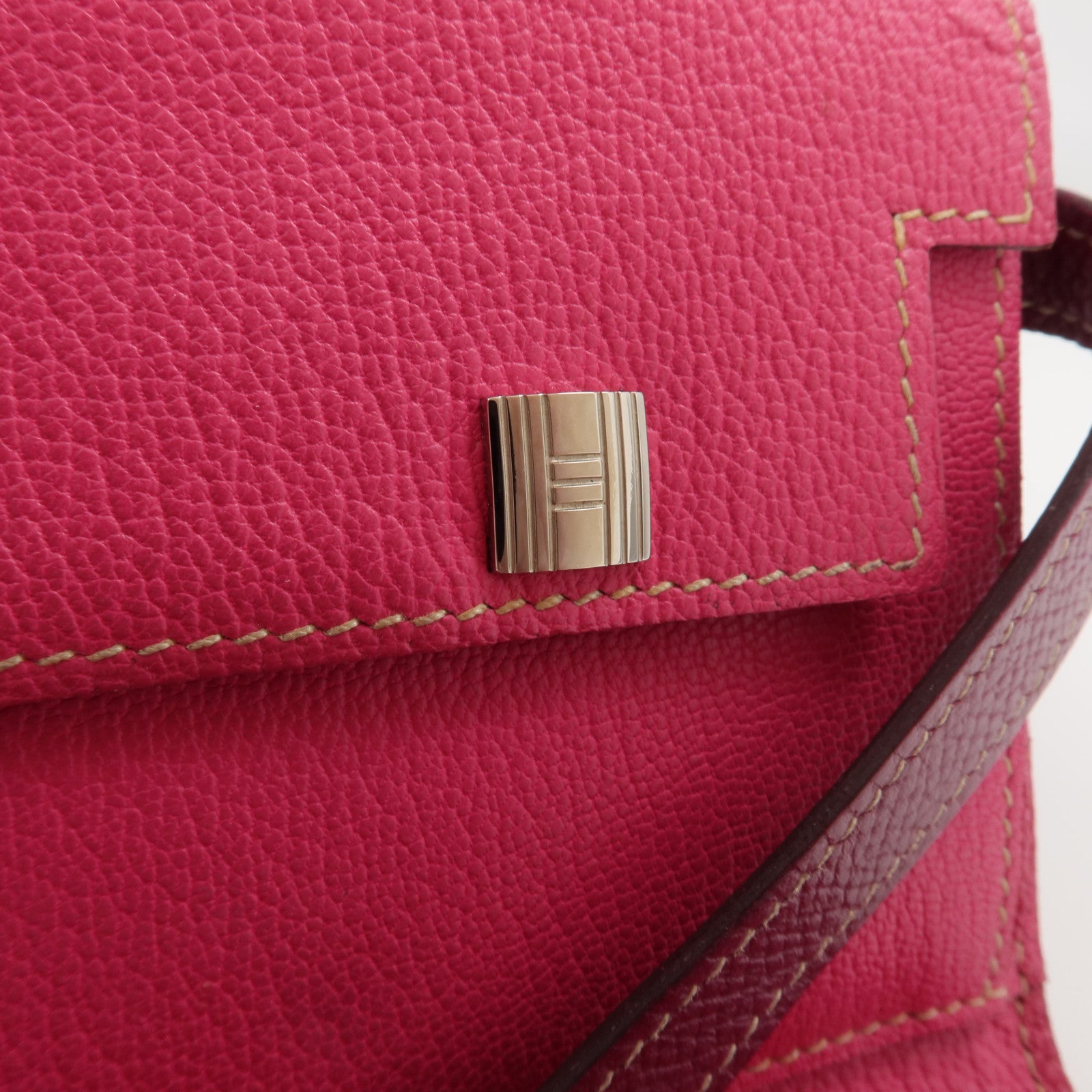 HERMES Epsom皮革Kelly Wallet長錢包Tosca/Rose Tyrien