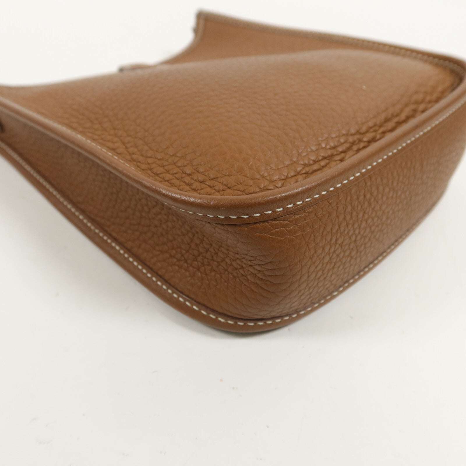 HERMES Clemence皮革Evelyne TPM肩背袋Gold