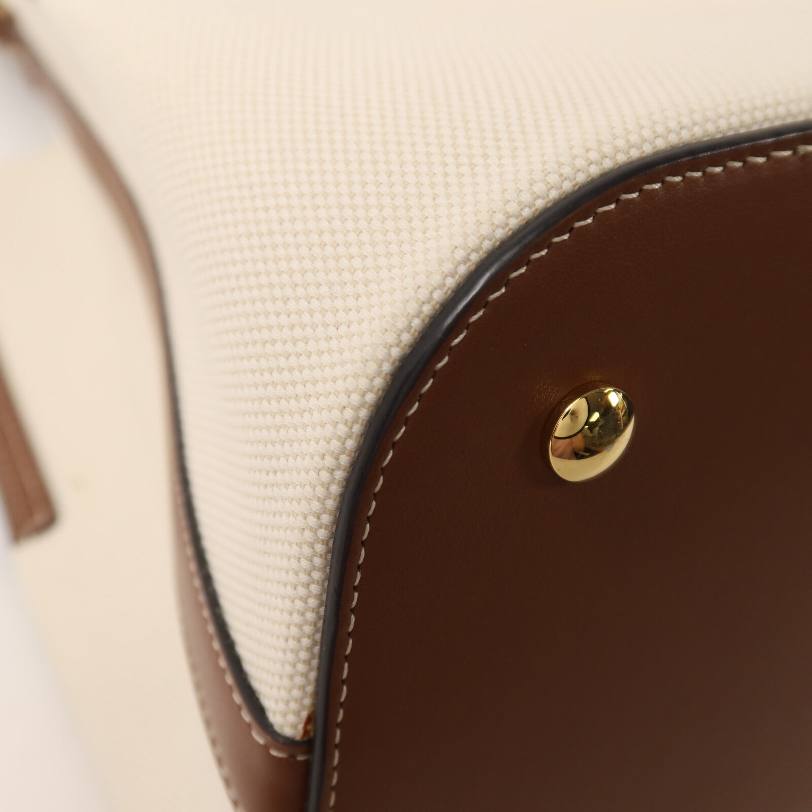 BURBERRY 帆布Small Peggy Bucket Bag手挽肩背兩用袋