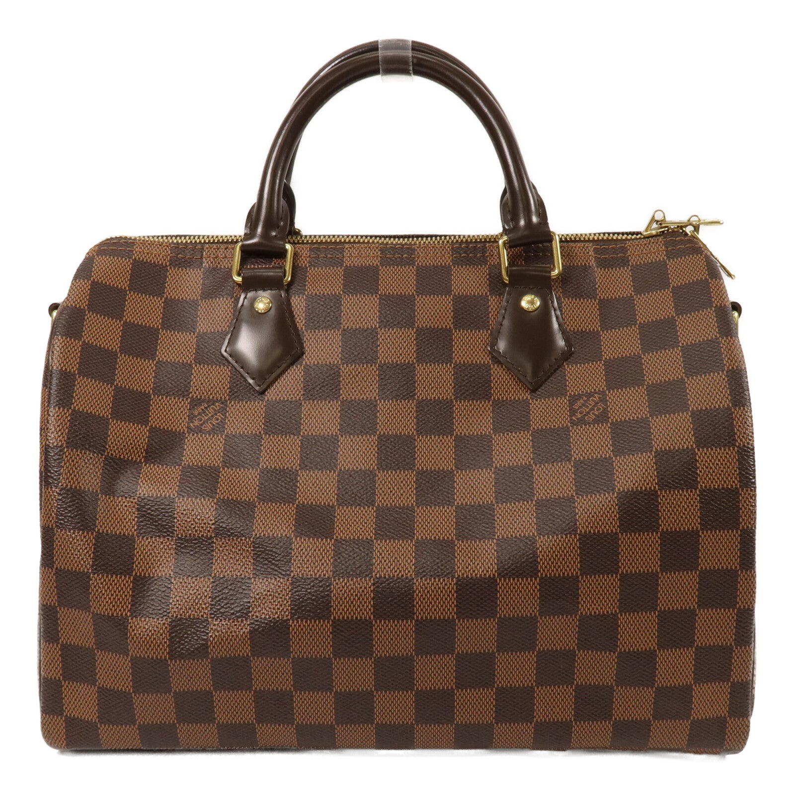 LOUIS VUITTON Damier Speedy Bandouliere 30手挽肩背兩用袋
