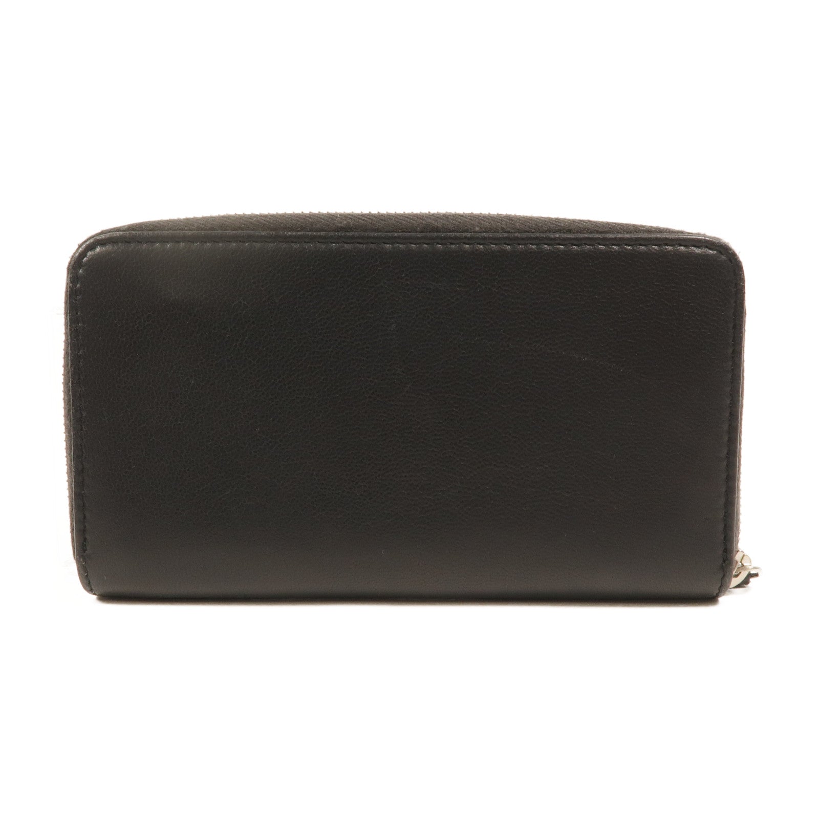 CHANEL 羊皮皮革Studded CC Zip Around Wallet長錢包