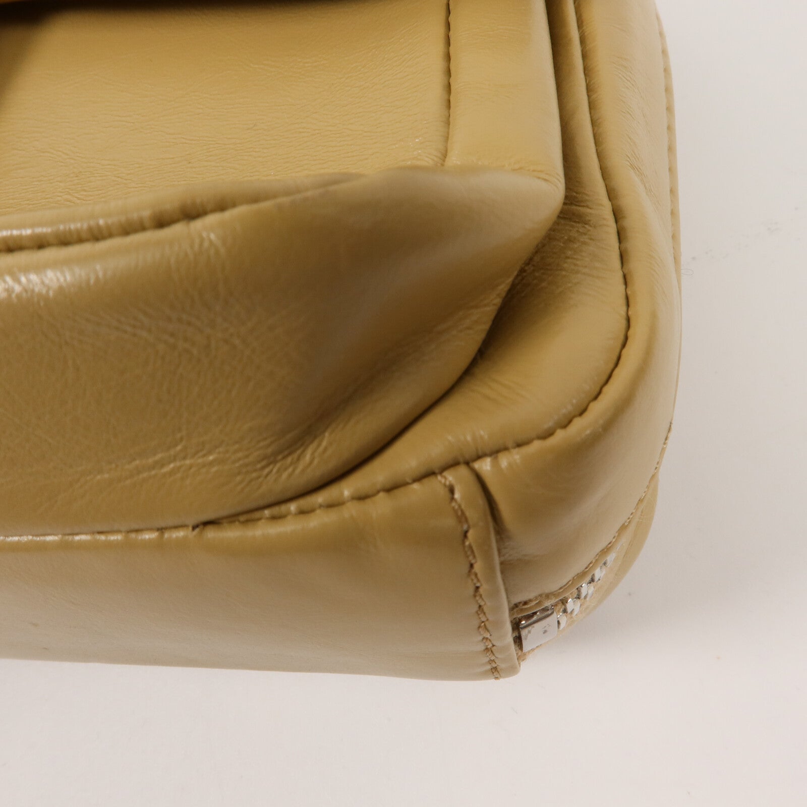 CHANEL 牛皮皮革Flap Bag鏈帶肩背袋