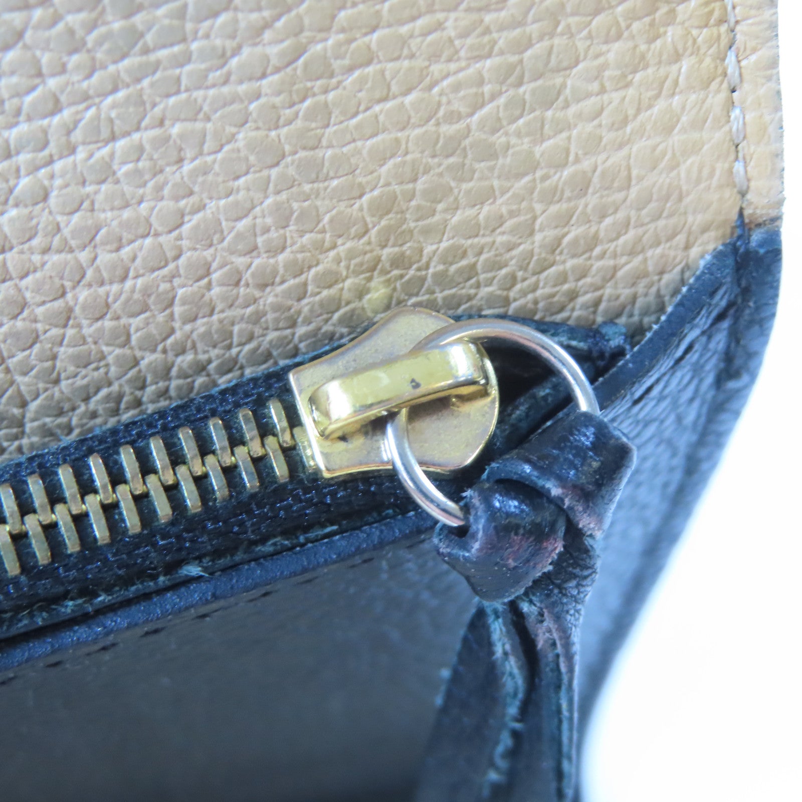 LOUIS VUITTON Monogram Empreinte Long Wallet金扣長錢包黑色