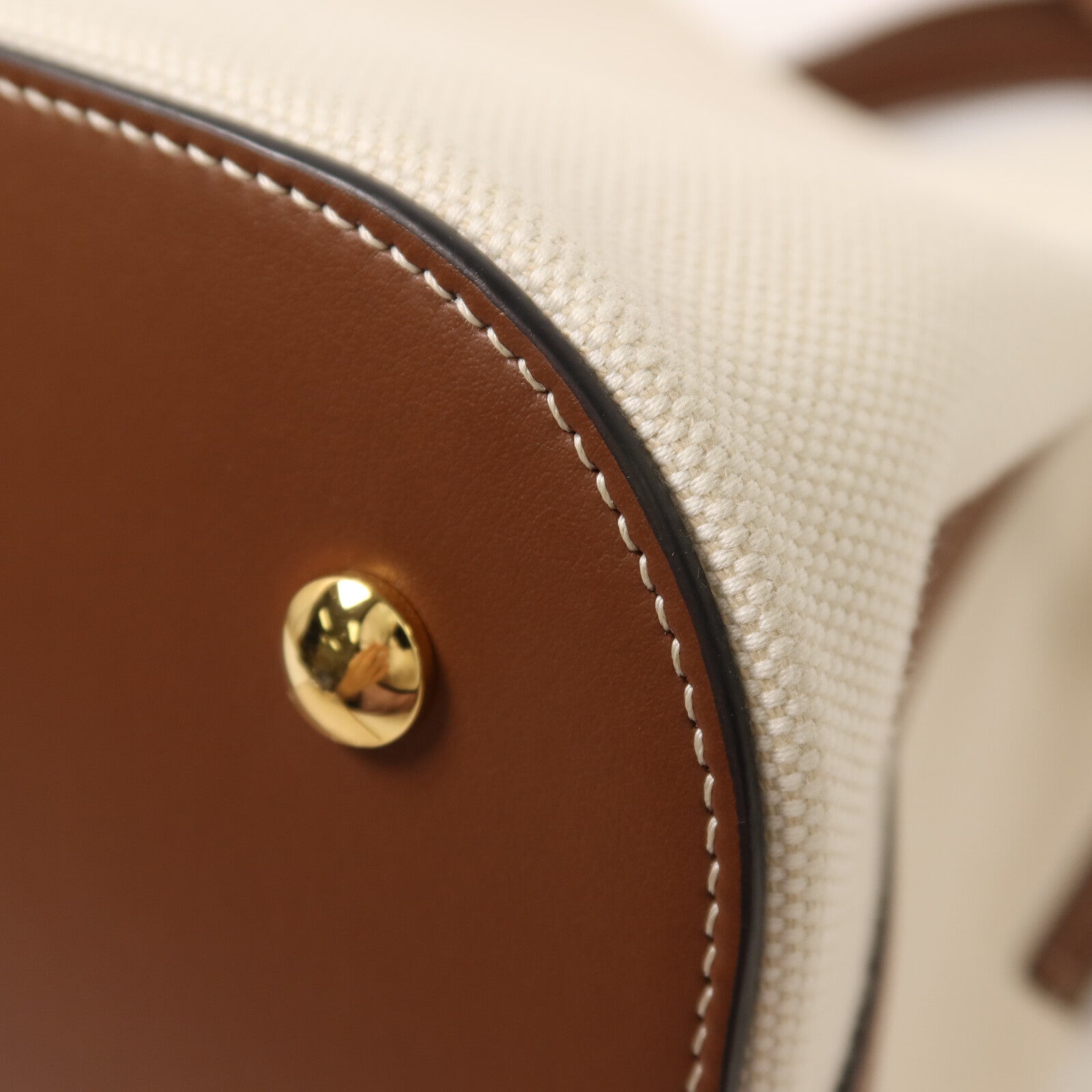BURBERRY 帆布Small Peggy Bucket Bag手挽肩背兩用袋