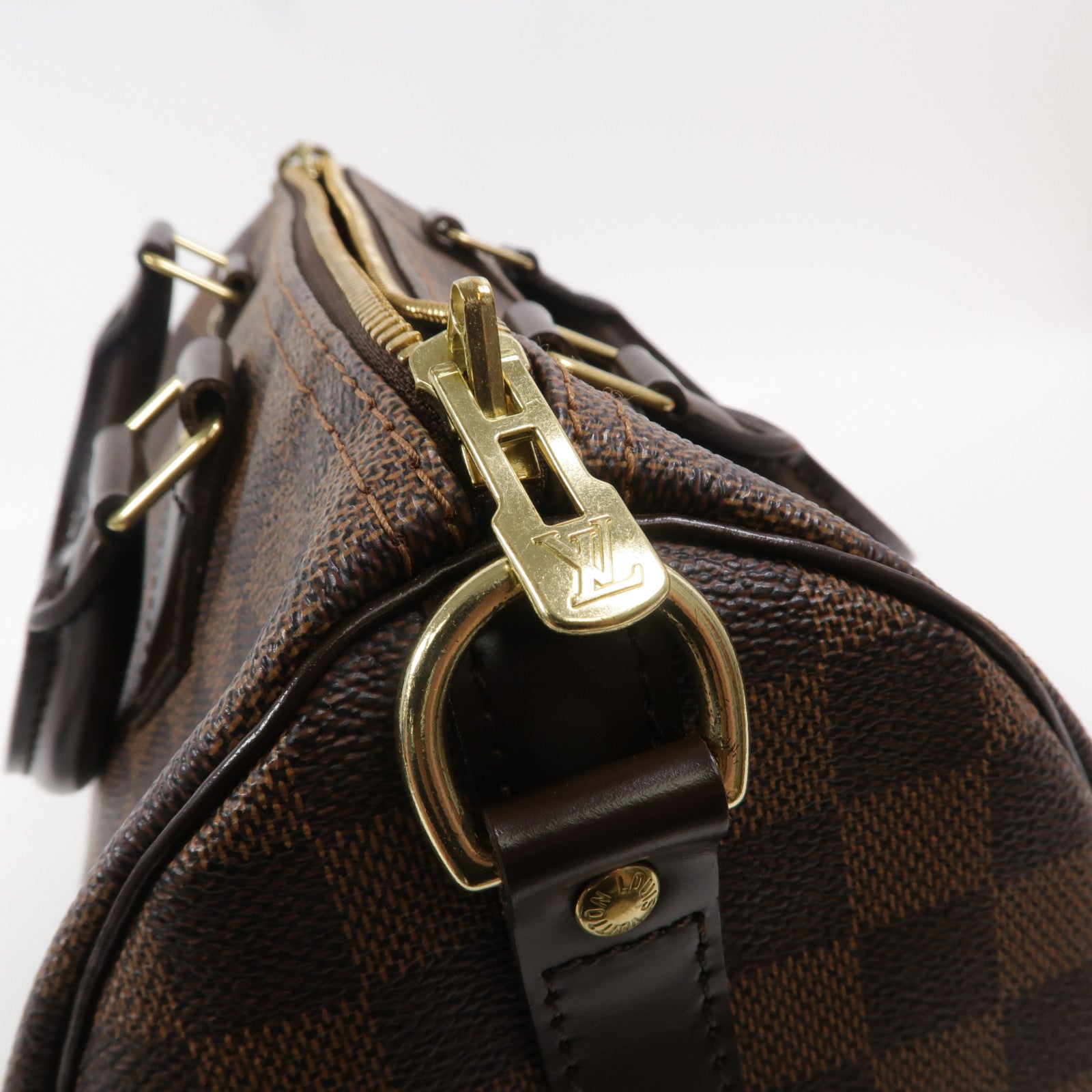 LOUIS VUITTON Damier Speedy Bandouliere 25手挽肩背兩用袋