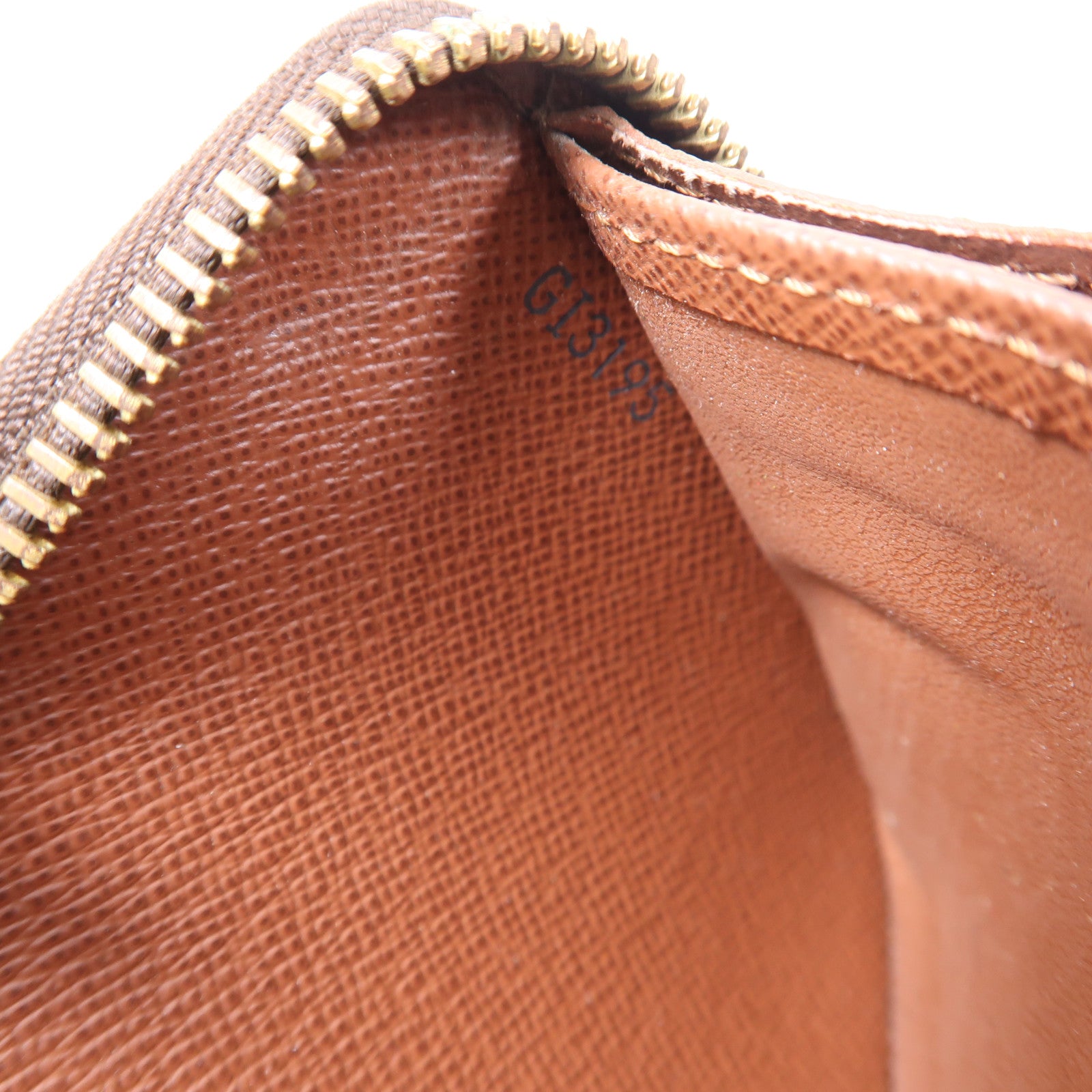 LOUIS VUITTON MonogramZipper Long Wallet金扣拉鍊長錢包啡色