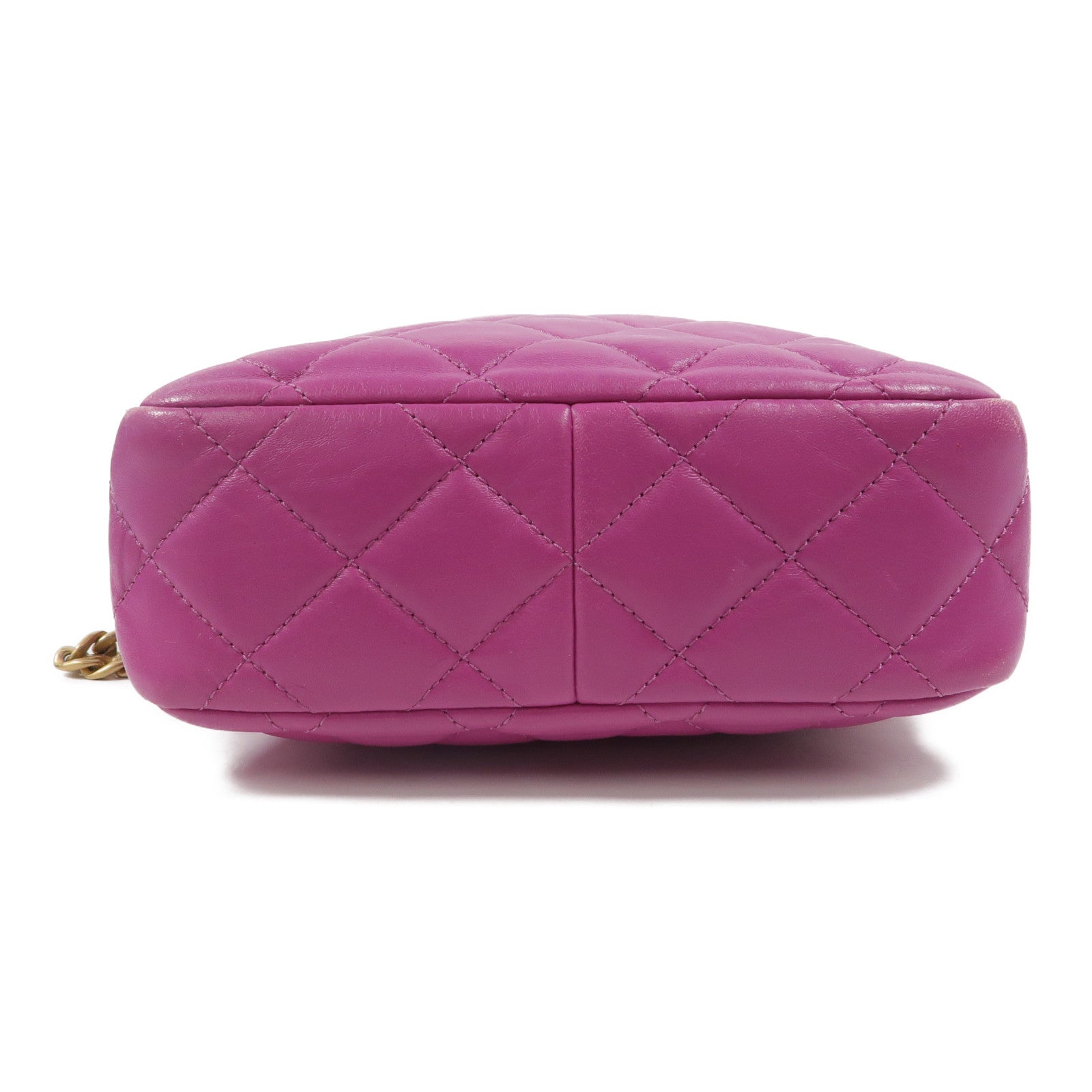 CHANEL 羊皮皮革Hobo Bag鏈帶肩背袋