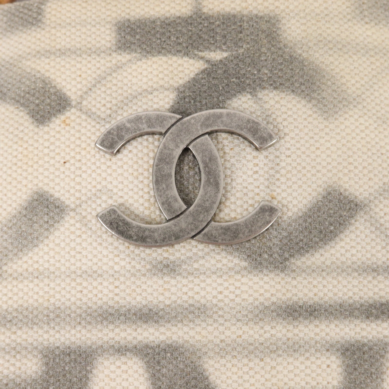 CHANEL 帆布Iliad Shopping Tote Bag手挽肩背兩用袋