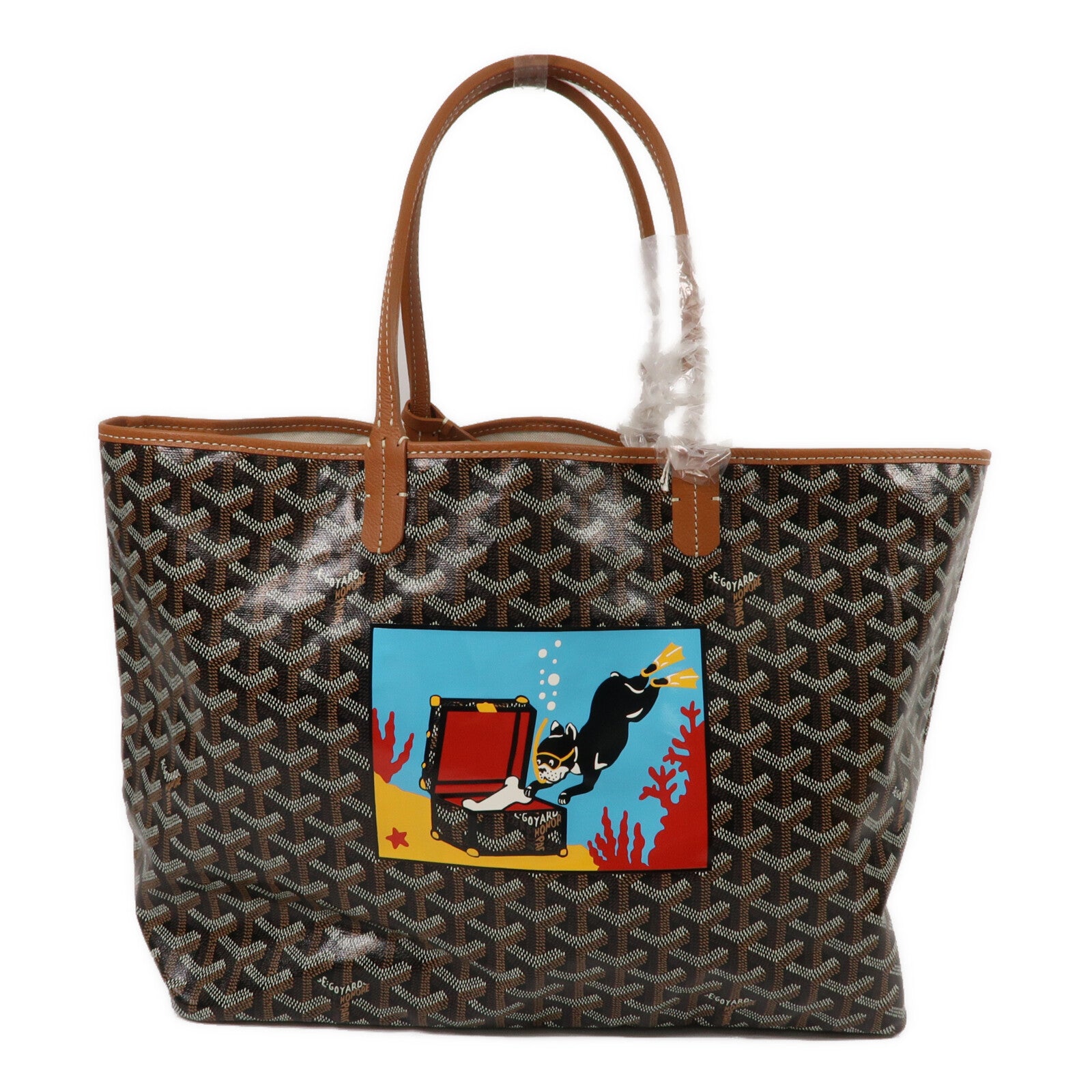 GOYARD 塗層帆布Saint Louis PM手挽袋