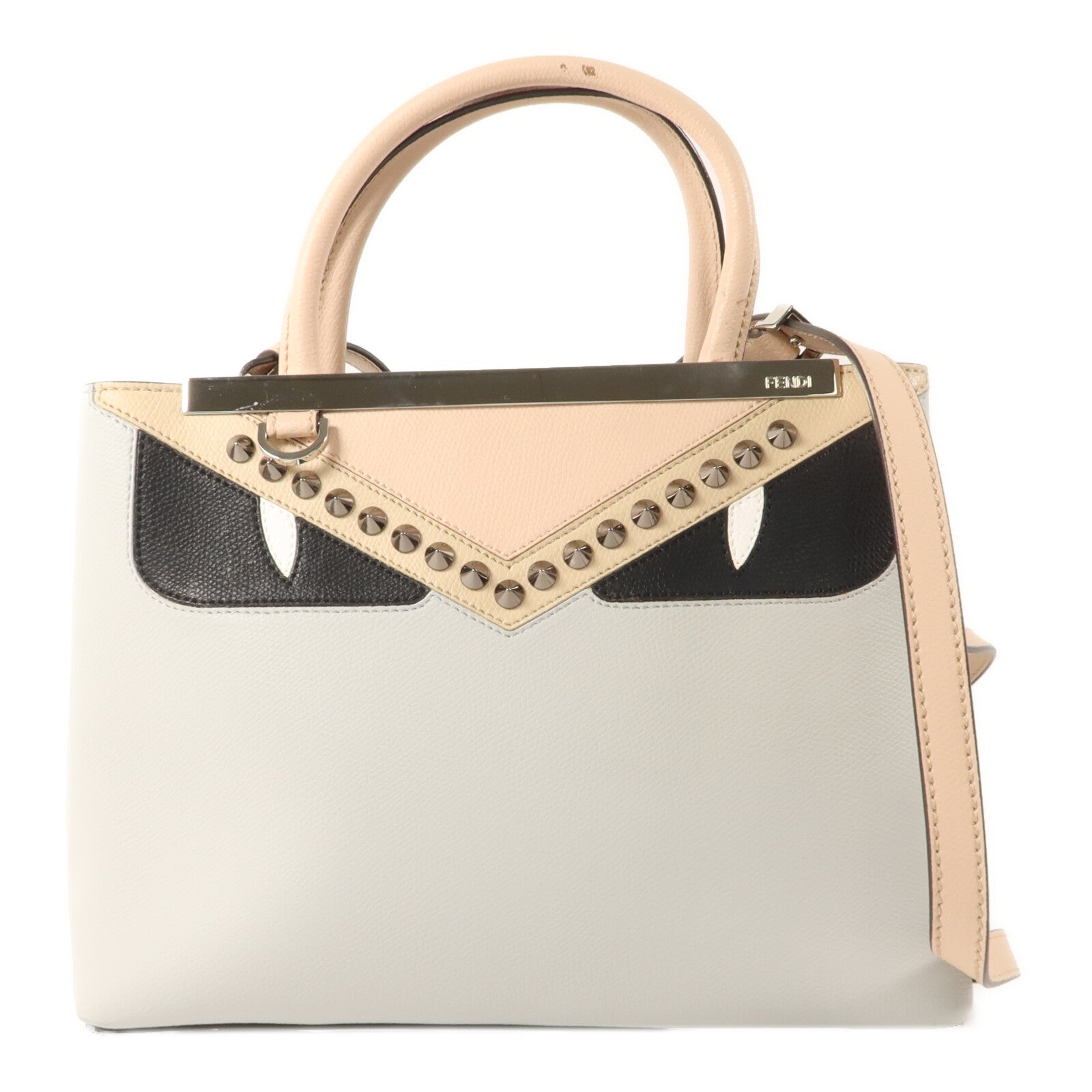 FENDI 牛皮皮革2Jours手挽肩背兩用袋