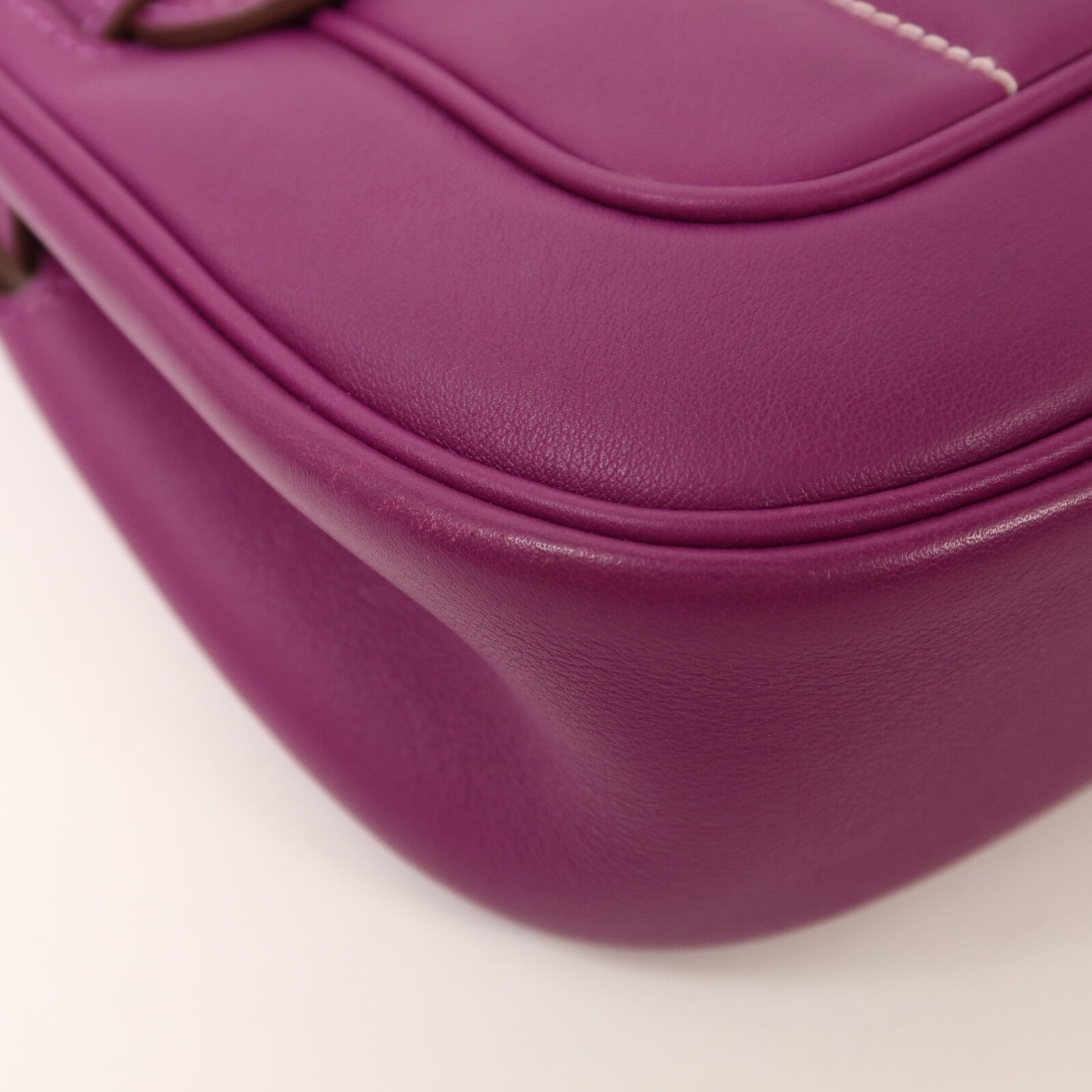 HERMES Swift皮革Berline Mini肩背袋Anemone
