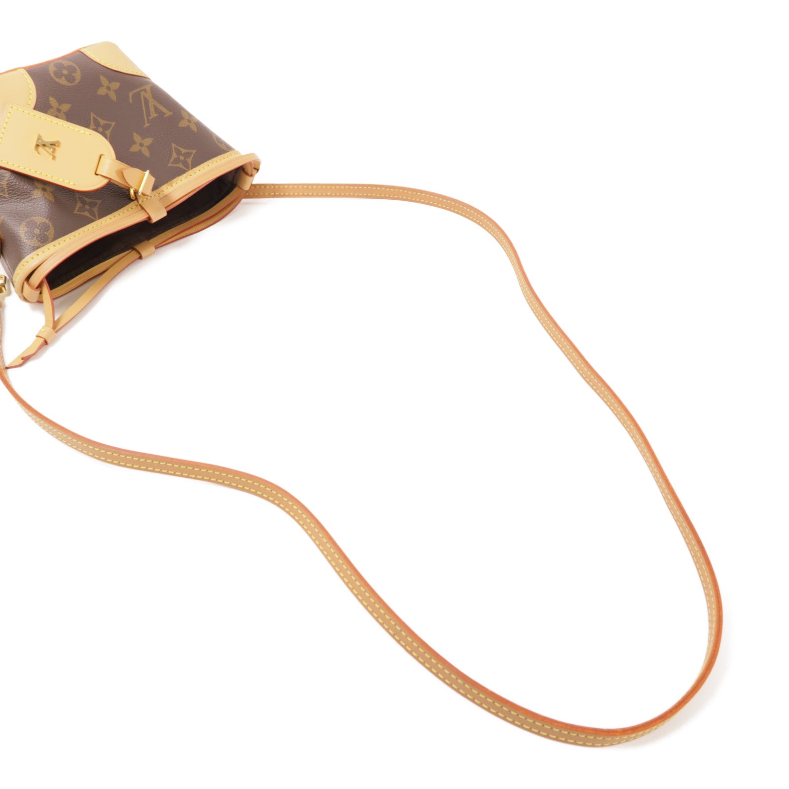 LOUIS VUITTON LV GHW Noe Purse Shoulder Bag M57099 Monogram Brown