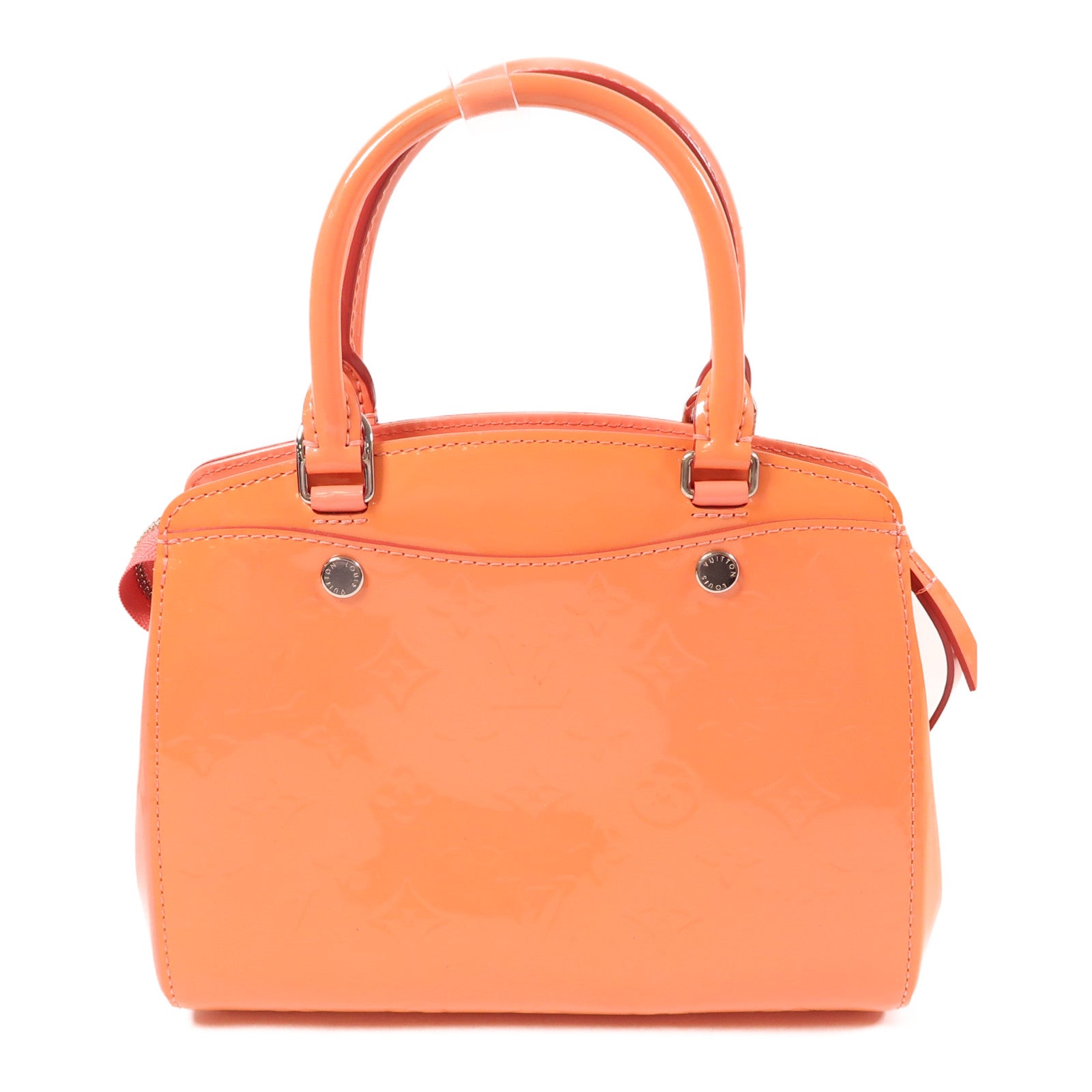 LOUIS VUITTON Monogram Vernis Shoulder Bag銀扣手挽肩背兩用袋