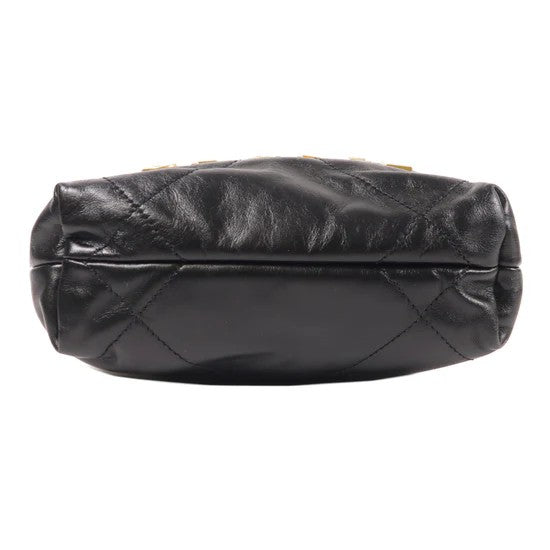 CHANEL 牛皮皮革Chanel 22 Small銀扣鏈帶肩背袋