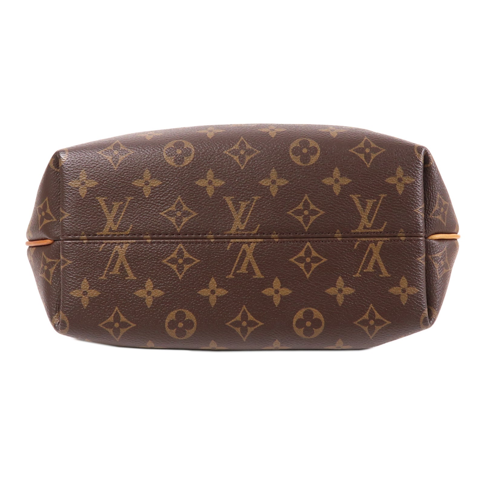 LOUIS VUITTON Monogram Turenne PM金扣手挽肩背兩用袋棕色