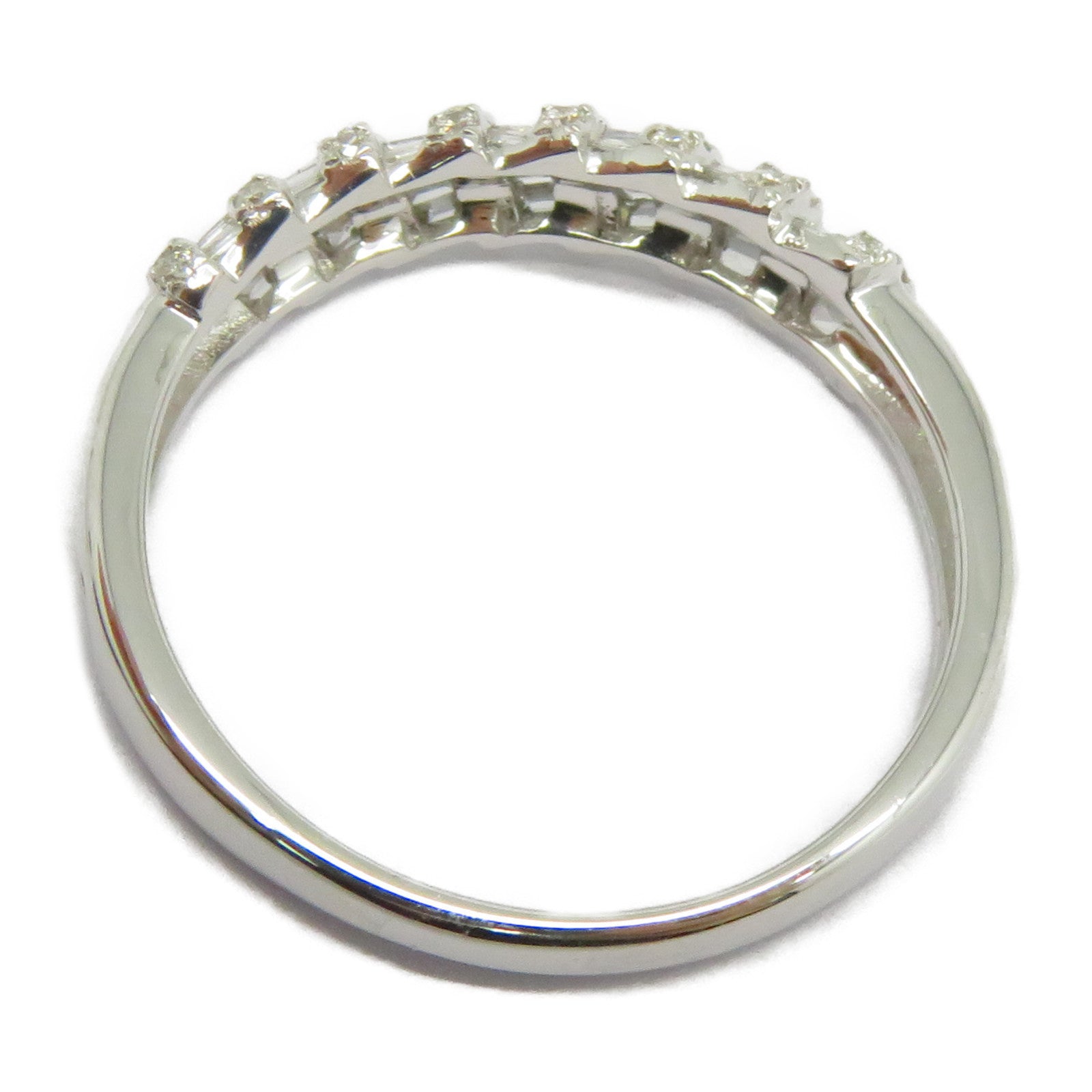 JEWELRY 【激減優惠】18K白金Diamond Ring 0.185ct/0.195鑽石戒指US#6.75銀色