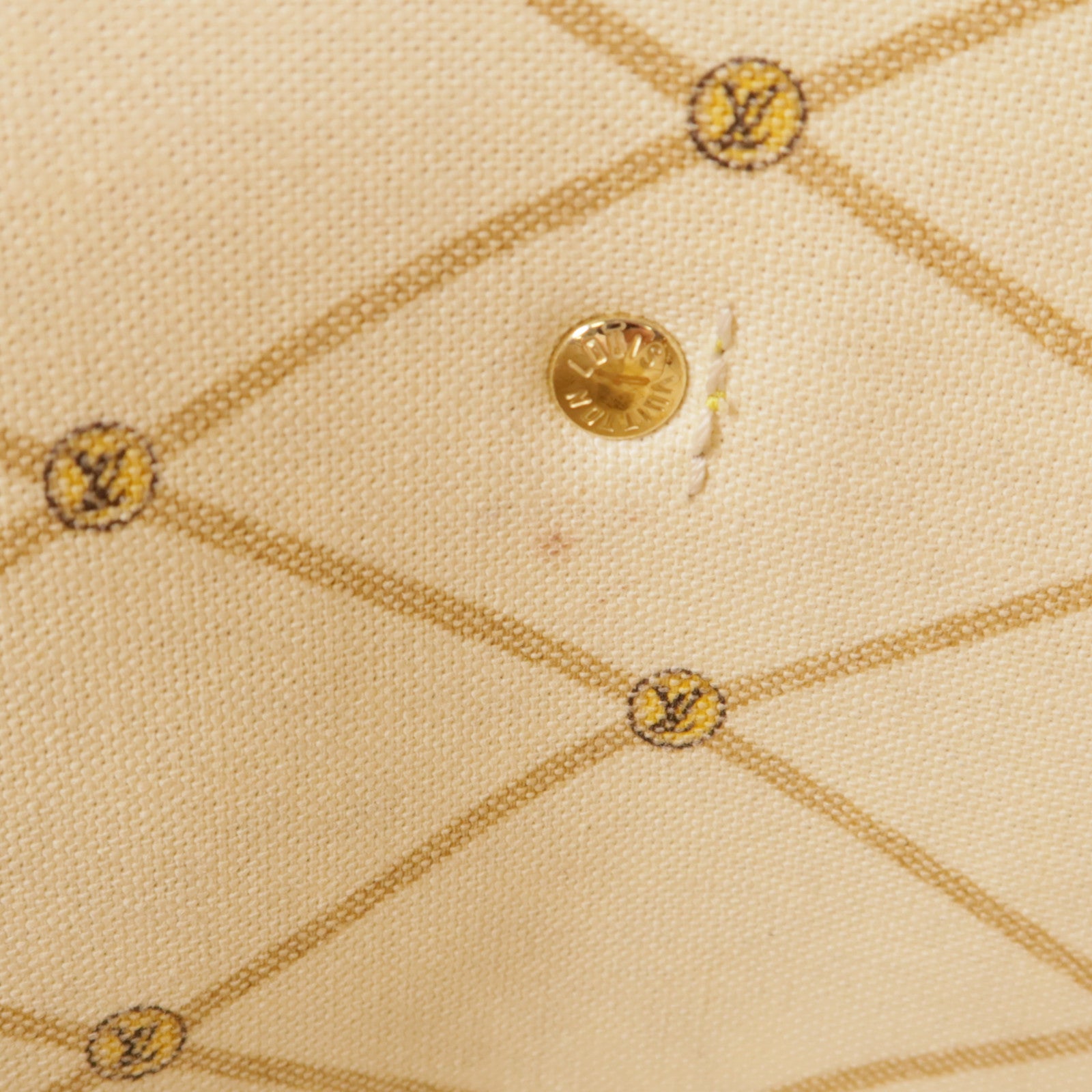 LOUIS VUITTON Damier Azur Neverfull MM金扣肩背袋