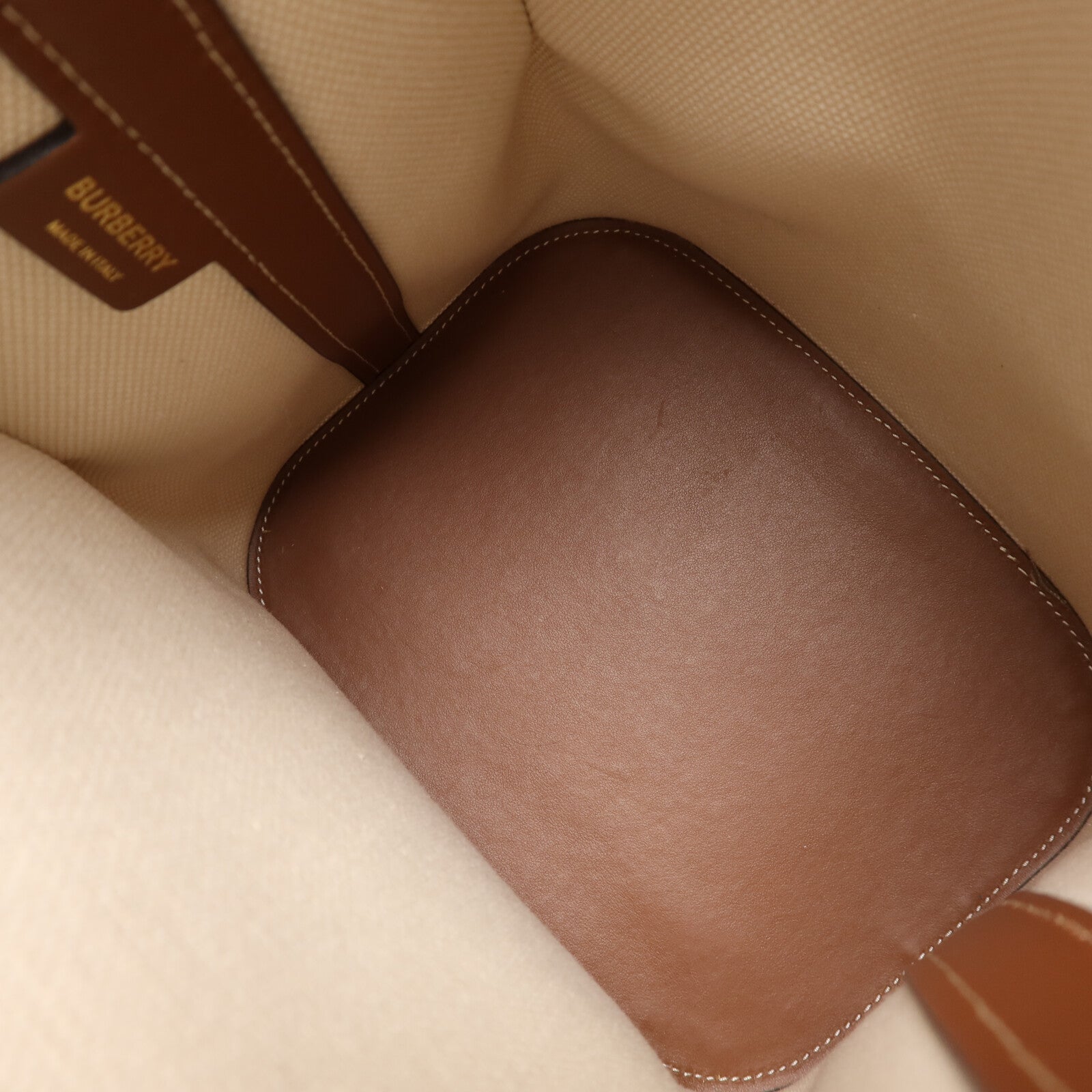 BURBERRY 帆布Small Peggy Bucket Bag手挽肩背兩用袋