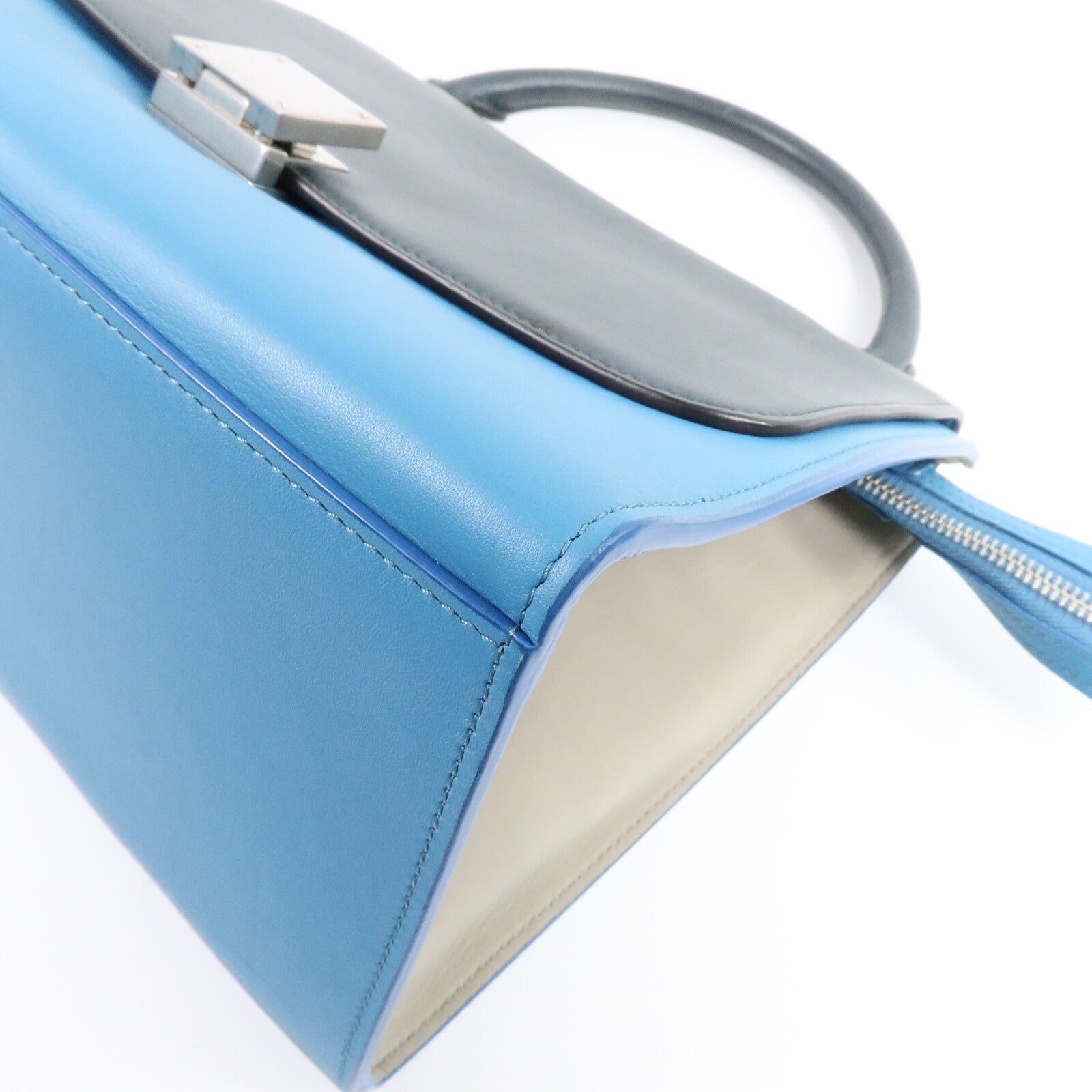 CELINE 牛皮皮革Trapeze手挽肩背兩用袋