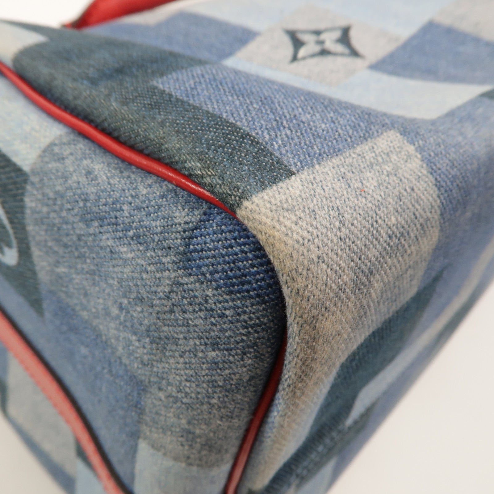 LOUIS VUITTON Monogram Denim Speedy Bandouliere 30手挽肩背兩用袋