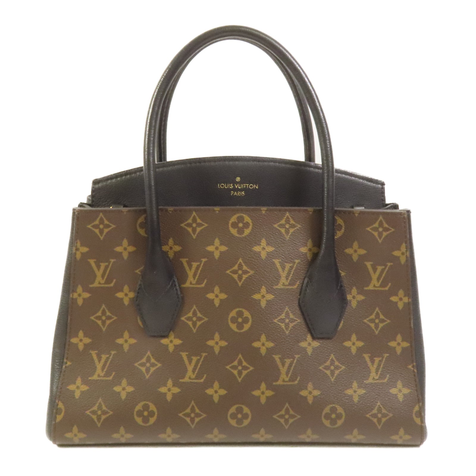 LOUIS VUITTON Monogram/牛皮皮革Florine金扣手挽肩背兩用袋