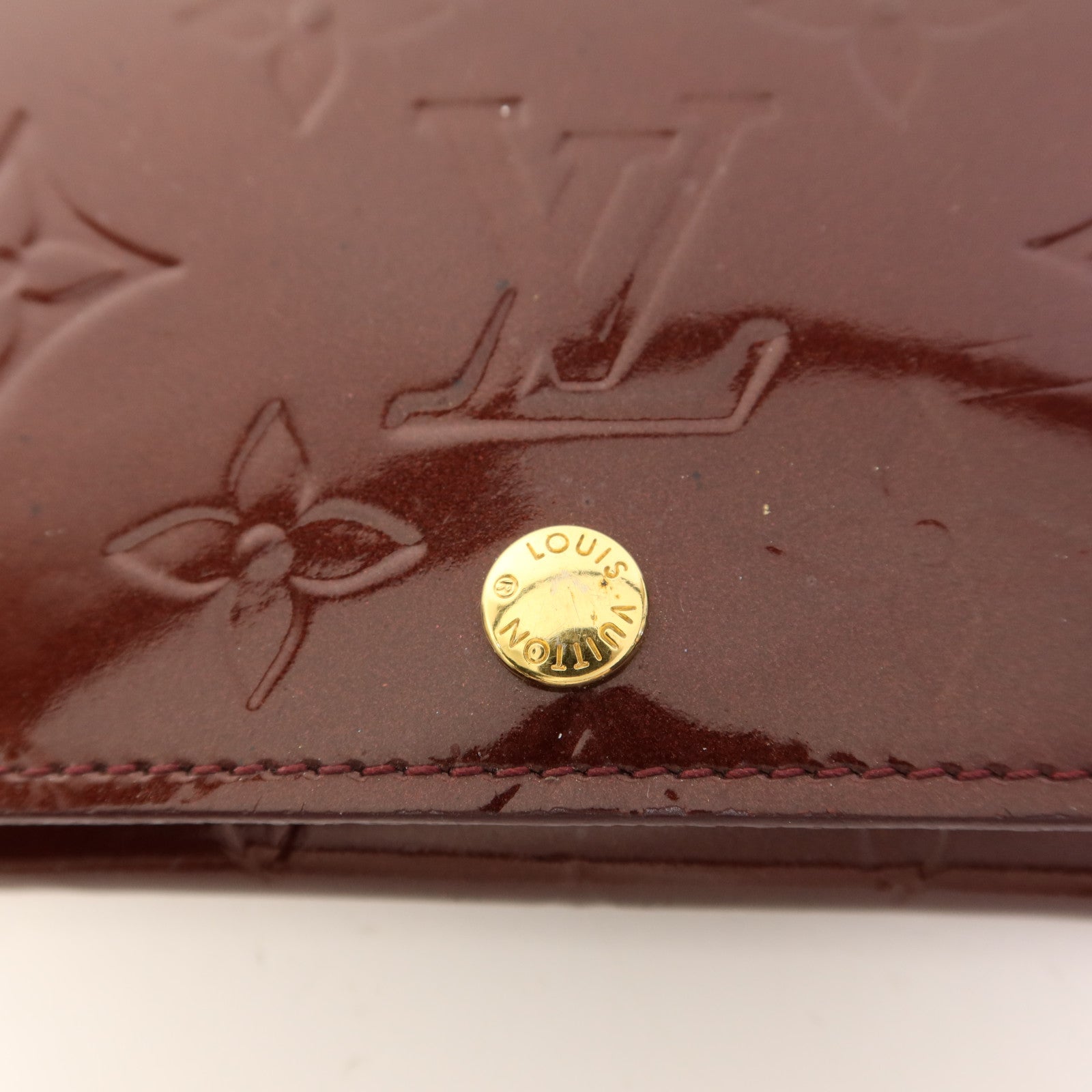 LOUIS VUITTON Vernis Card Case金扣卡片套