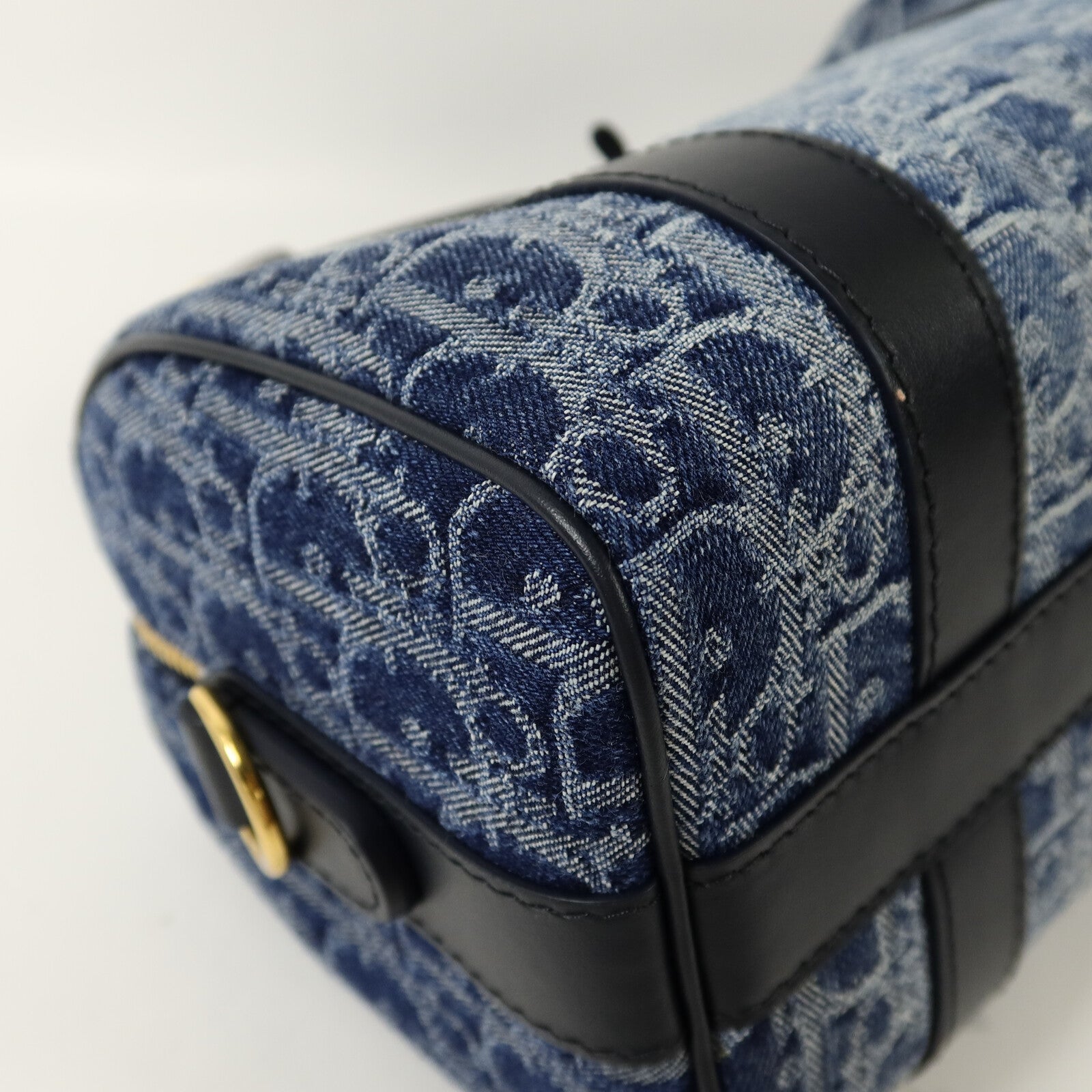 Dior 牛仔布Boston Bag手挽肩背兩用袋