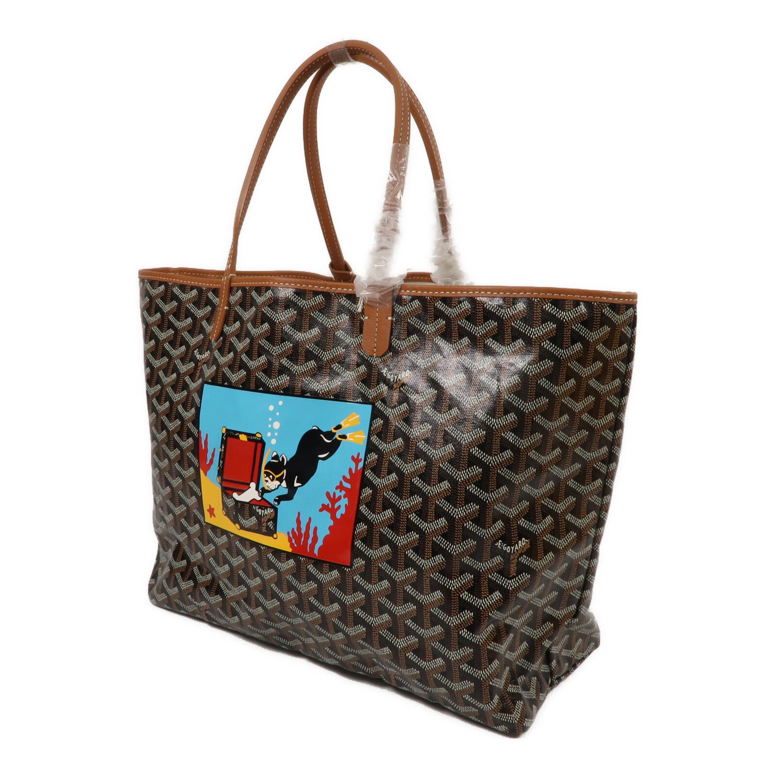 GOYARD 塗層帆布Saint Louis PM手挽袋