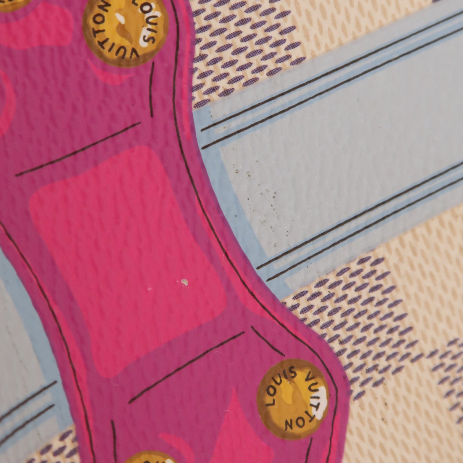 LOUIS VUITTON Damier Azur Neverfull MM金扣肩背袋