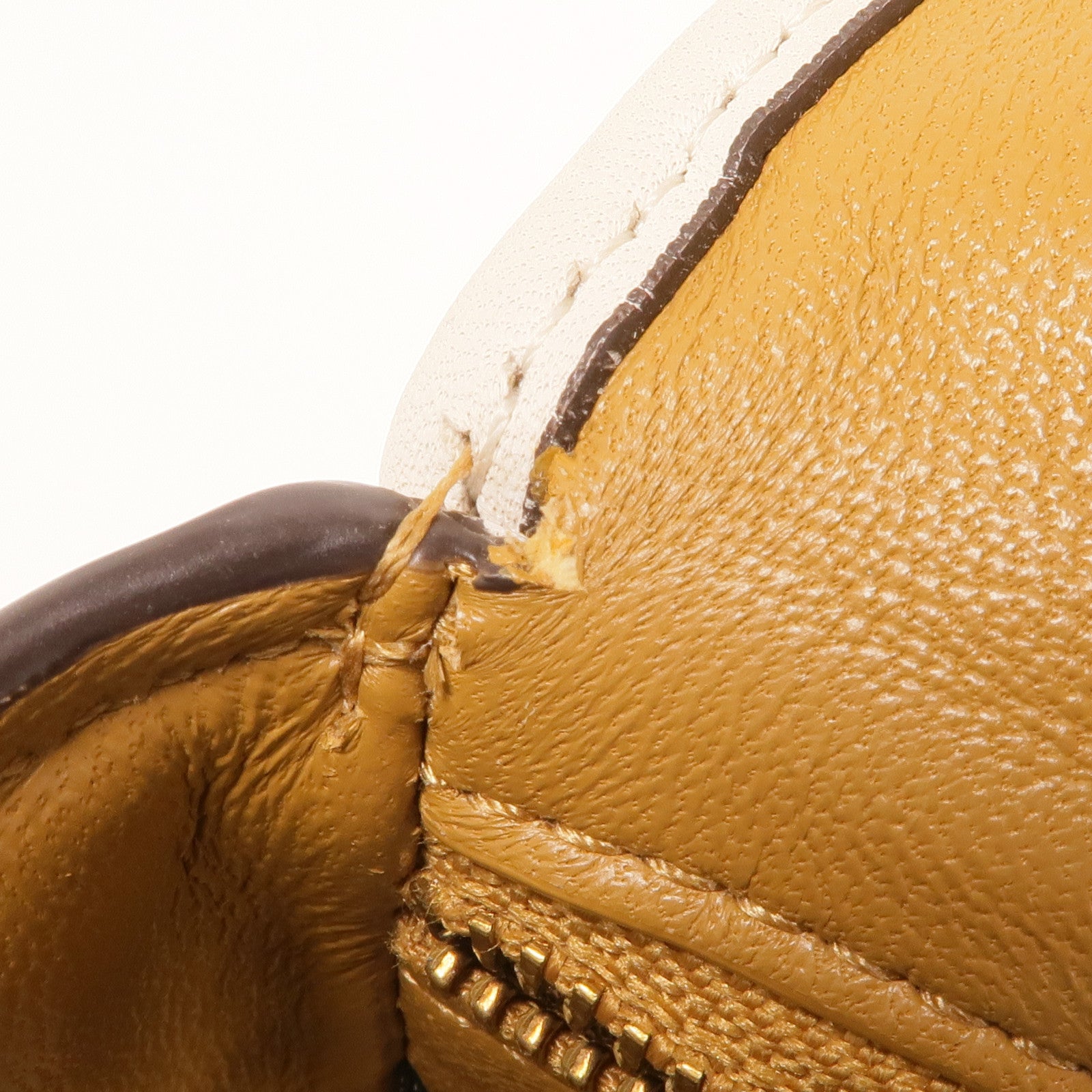 COACH 牛仔布/皮革Shoulder Bag金扣肩背袋