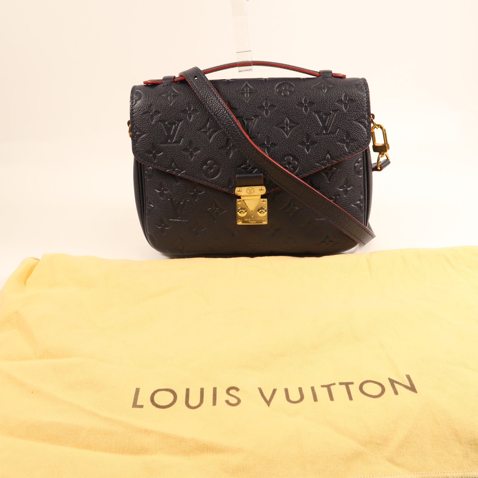 LOUIS VUITTON LV GHW Pochette Metis 2 Way Bag M44071 Monogram Empreinte