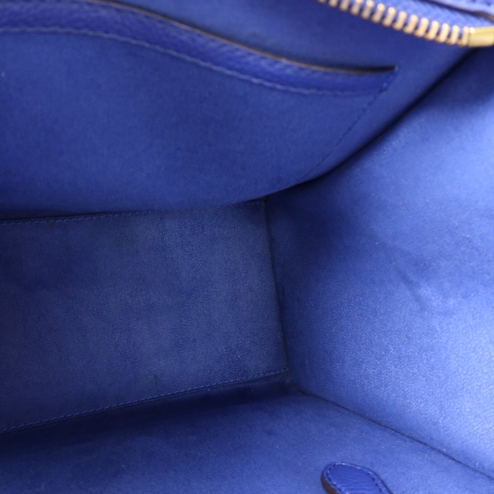 CELINE 牛皮皮革Micro Luggage手挽袋