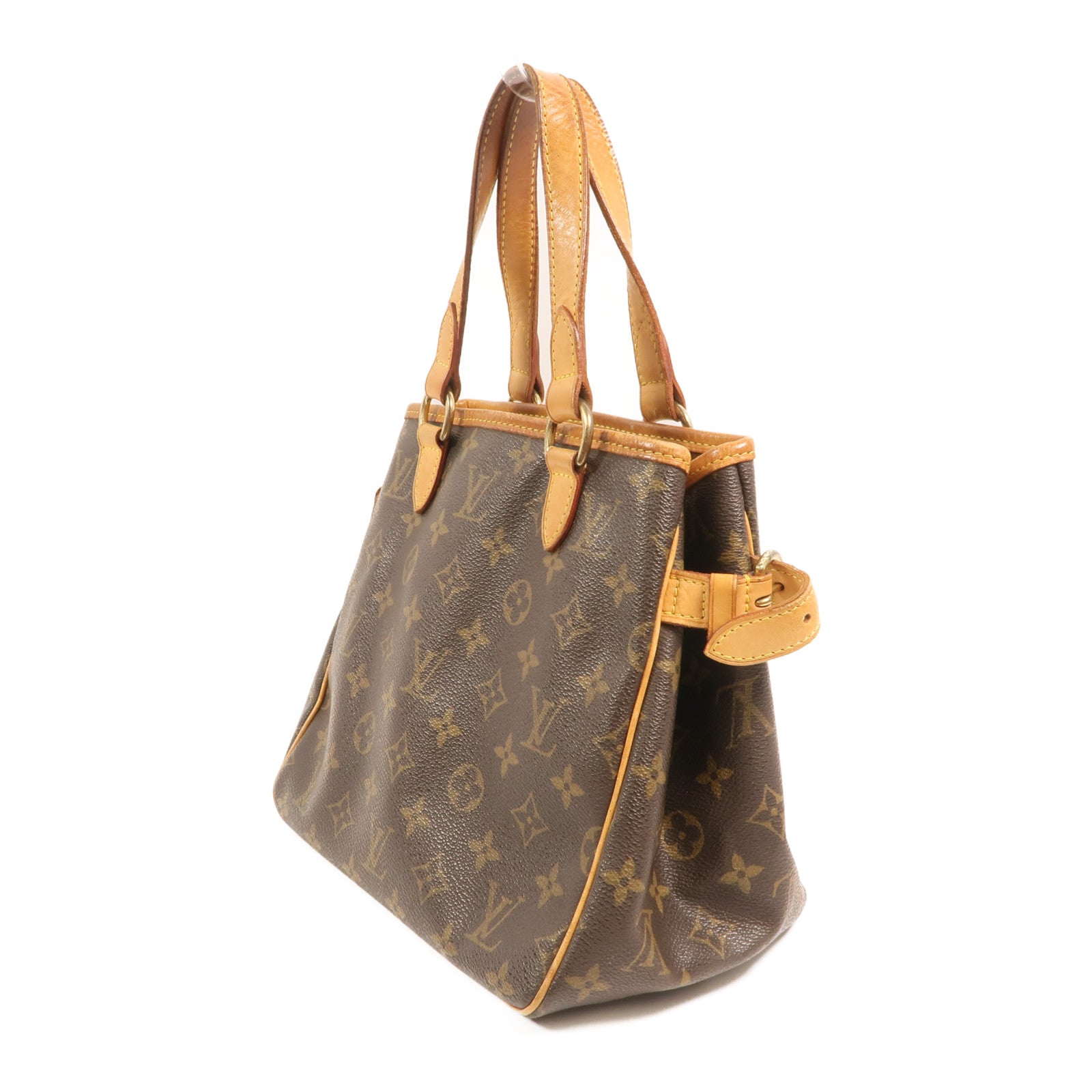LOUIS VUITTON Monogram Batignolles金扣手挽袋
