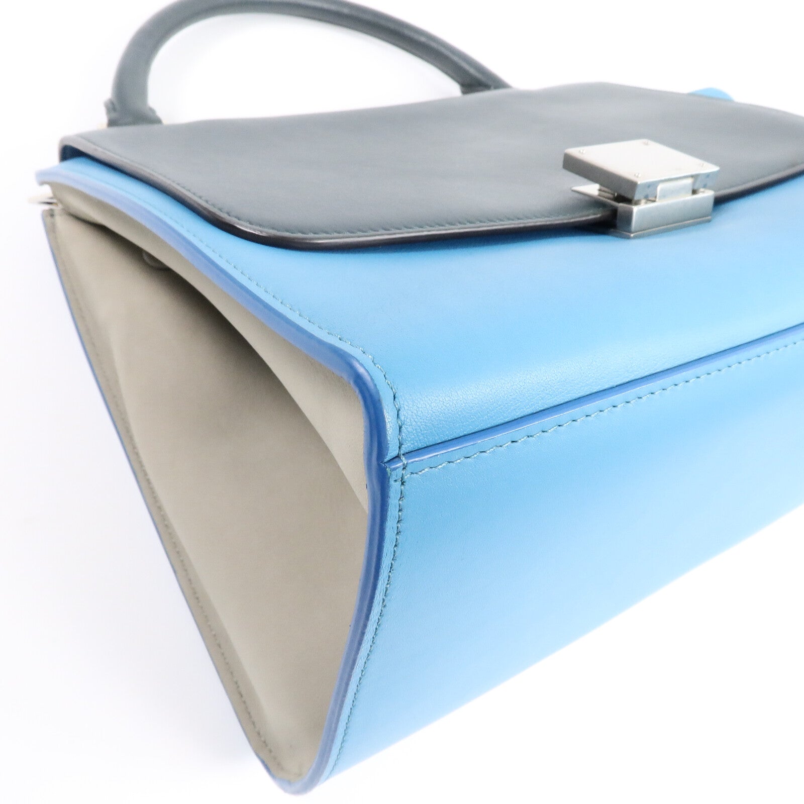 CELINE 牛皮皮革Trapeze手挽肩背兩用袋