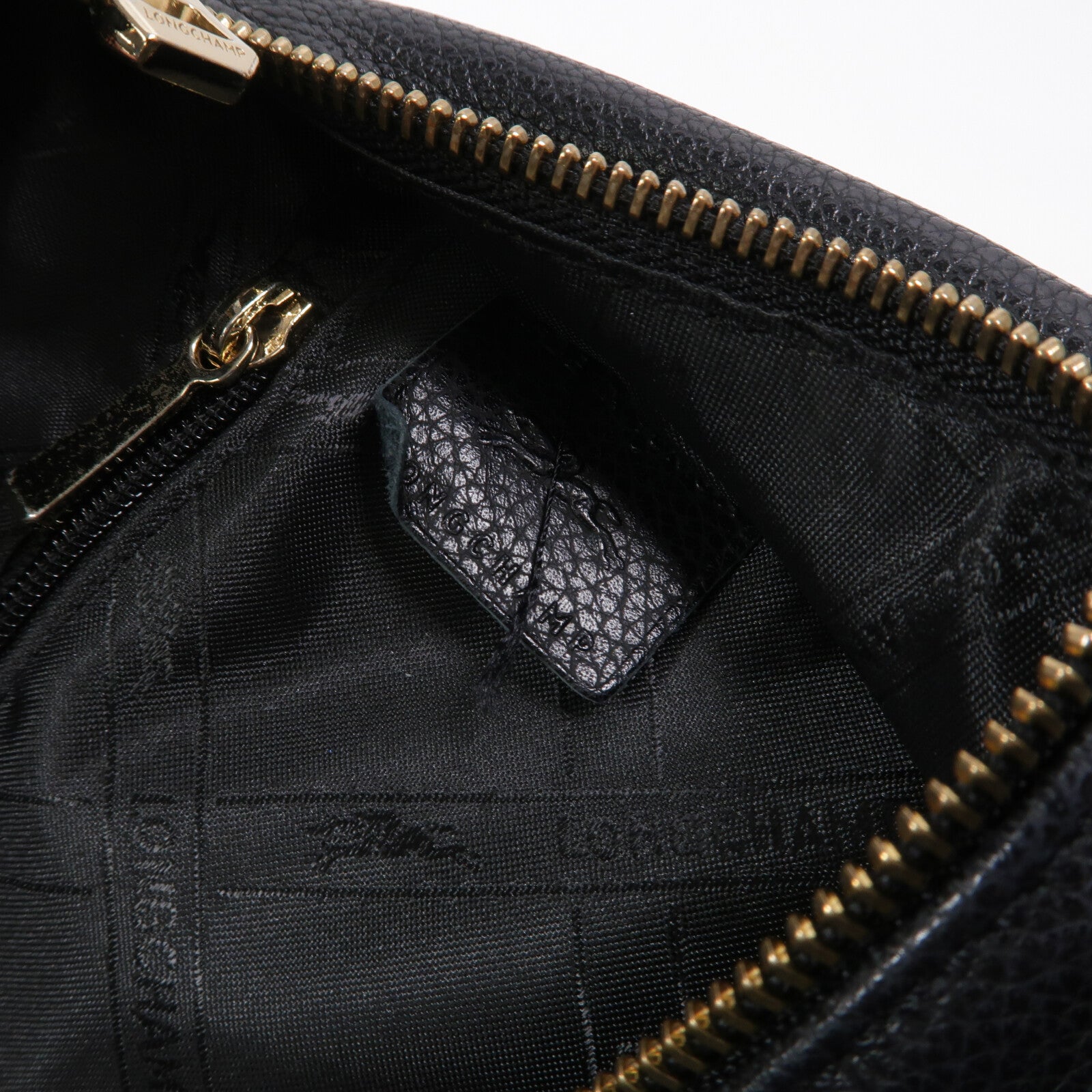 Longchamp 牛皮皮革Backpack背包