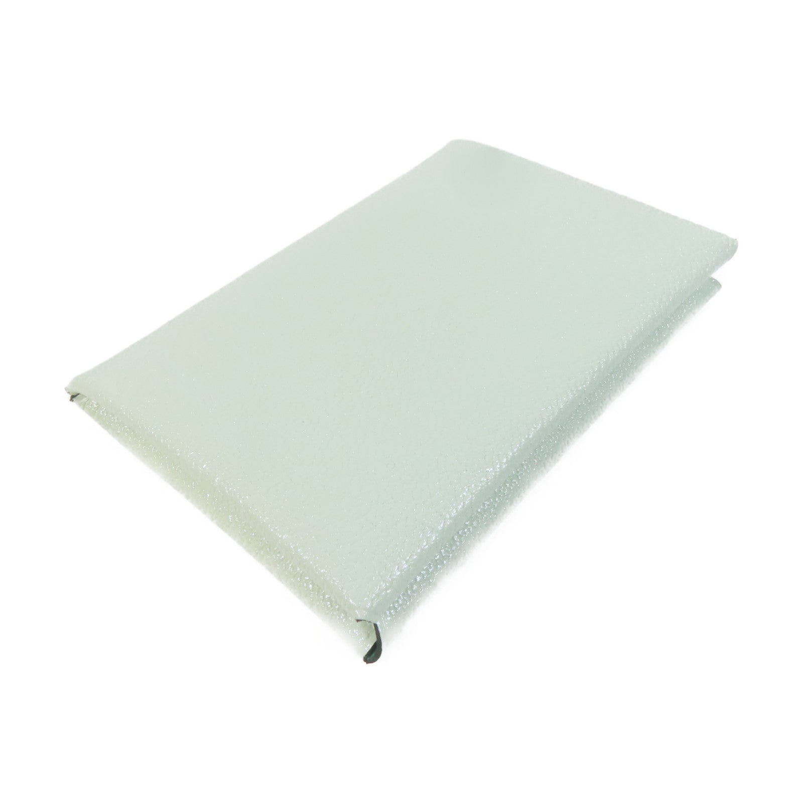 HERMES Chevre皮革Calvi Card銀扣卡片套Vert Fizzl/Menthe綠色