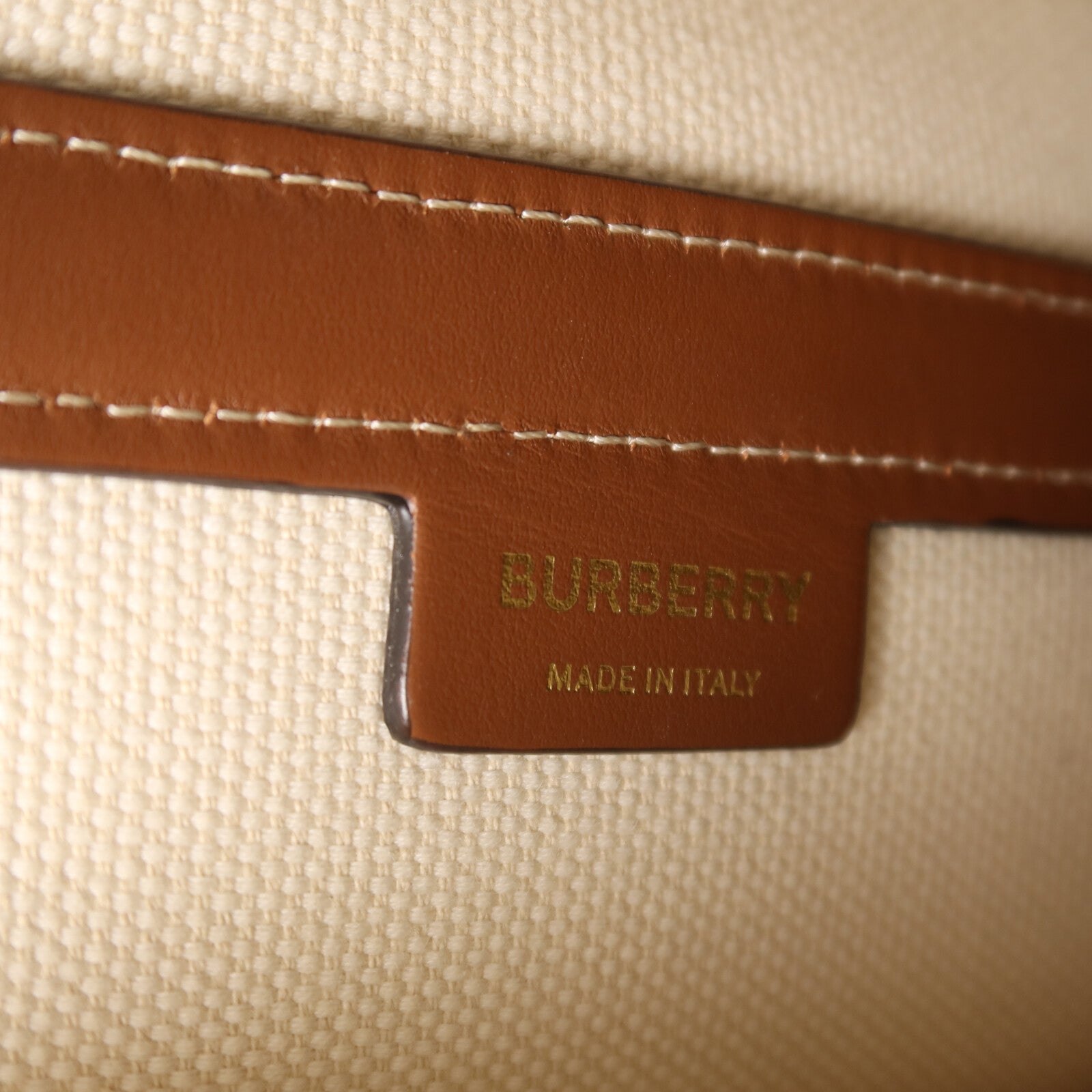 BURBERRY 帆布Small Peggy Bucket Bag手挽肩背兩用袋