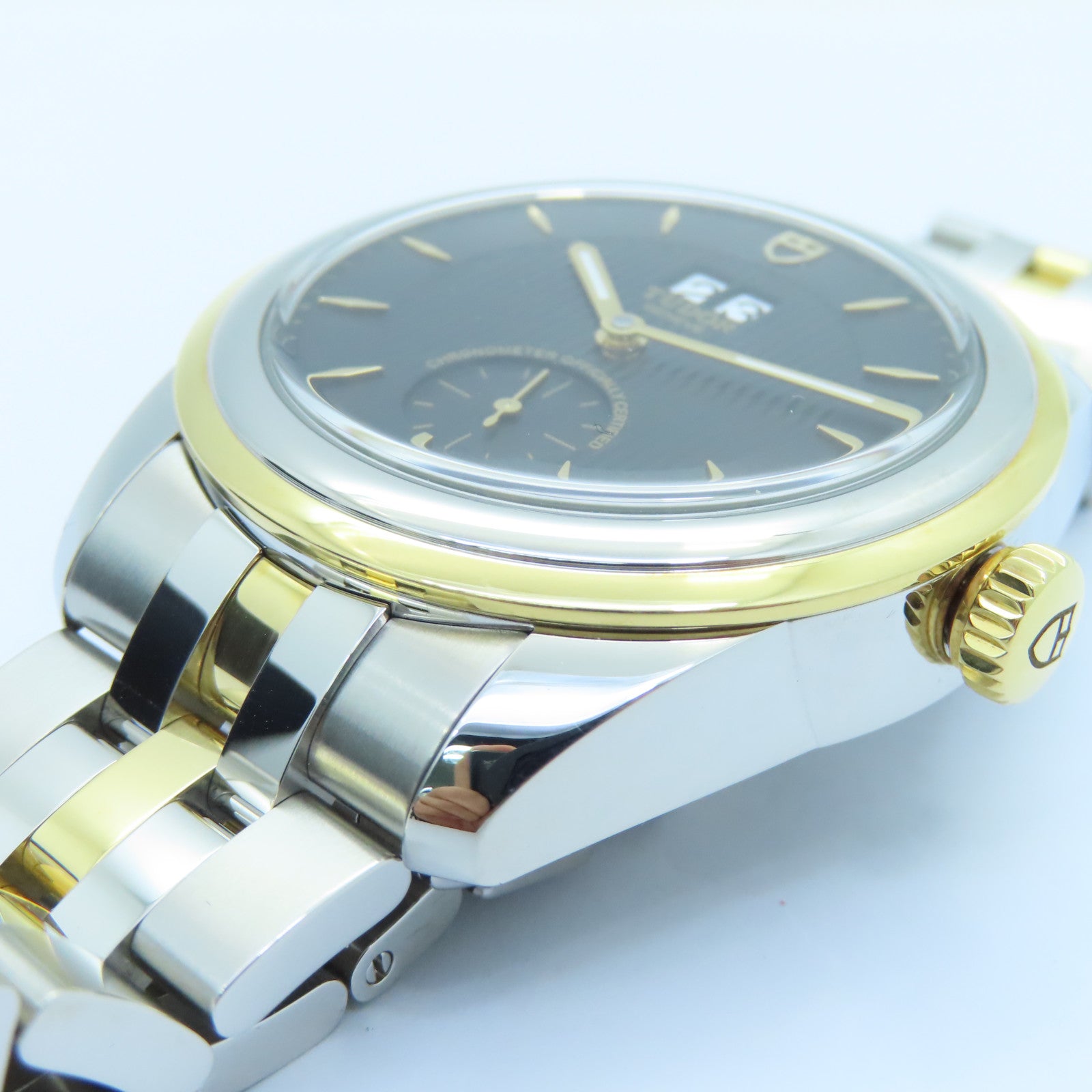 TUDOR Glamor Double Date 42MM Stainless Steel/18K Gold Watch Automatic Movement Black