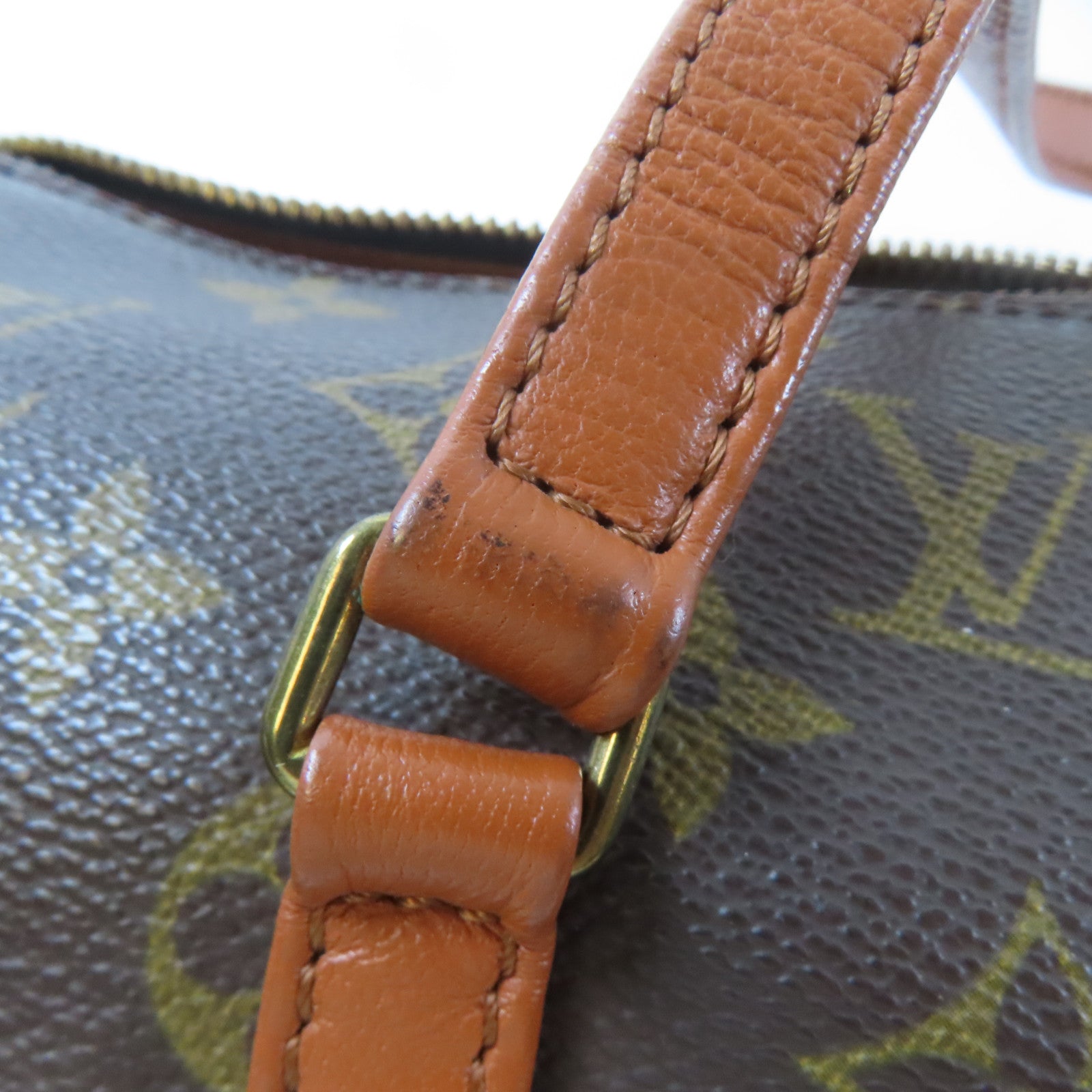 LOUIS VUITTON 【激減優惠】Monogram Papillon 30金扣手挽袋啡色