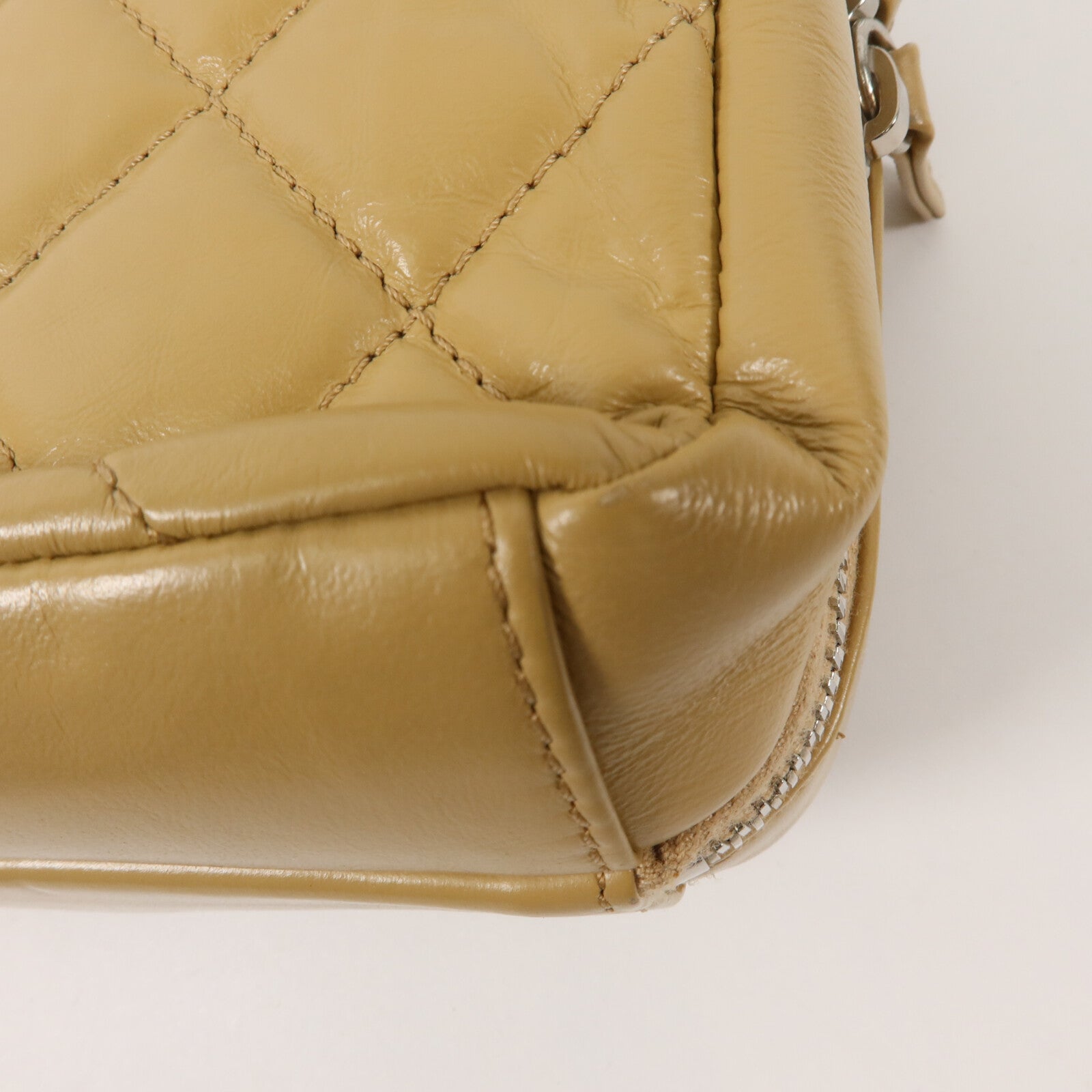 CHANEL 牛皮皮革Flap Bag鏈帶肩背袋
