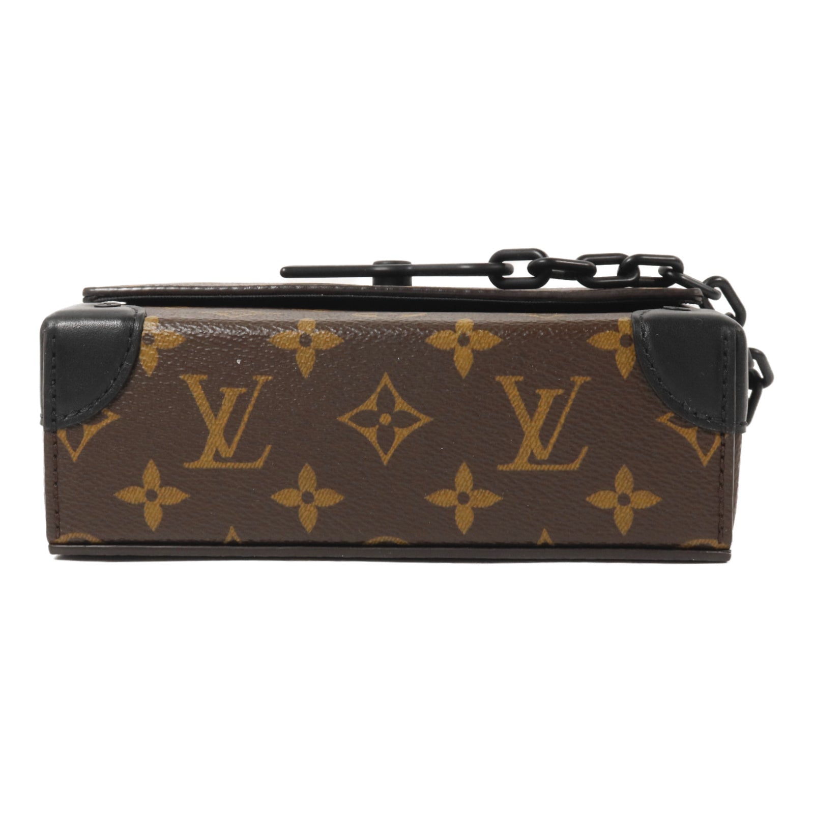 LOUIS VUITTON Monogram Macassar Steamer肩背袋