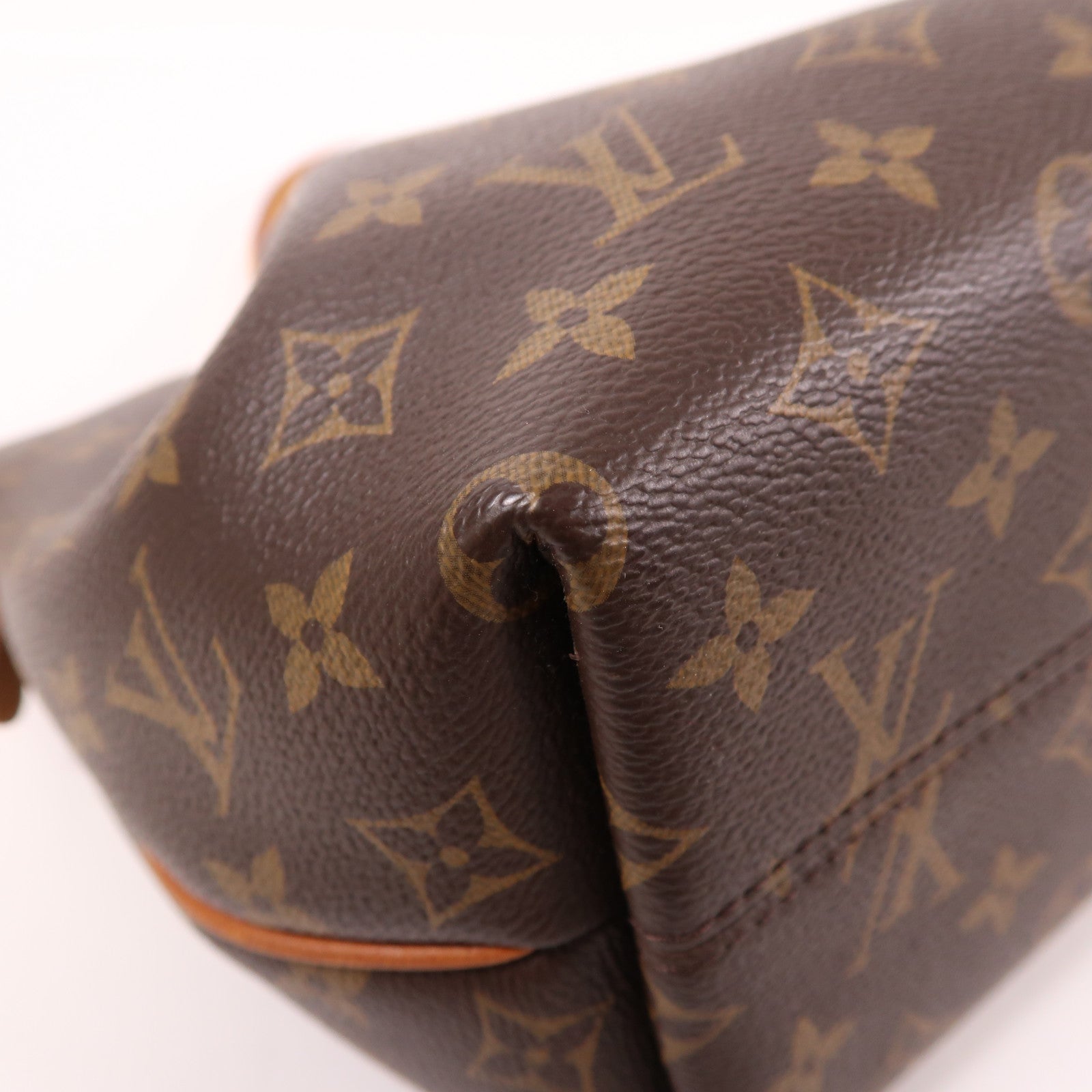 LOUIS VUITTON Monogram Turenne PM金扣手挽肩背兩用袋棕色