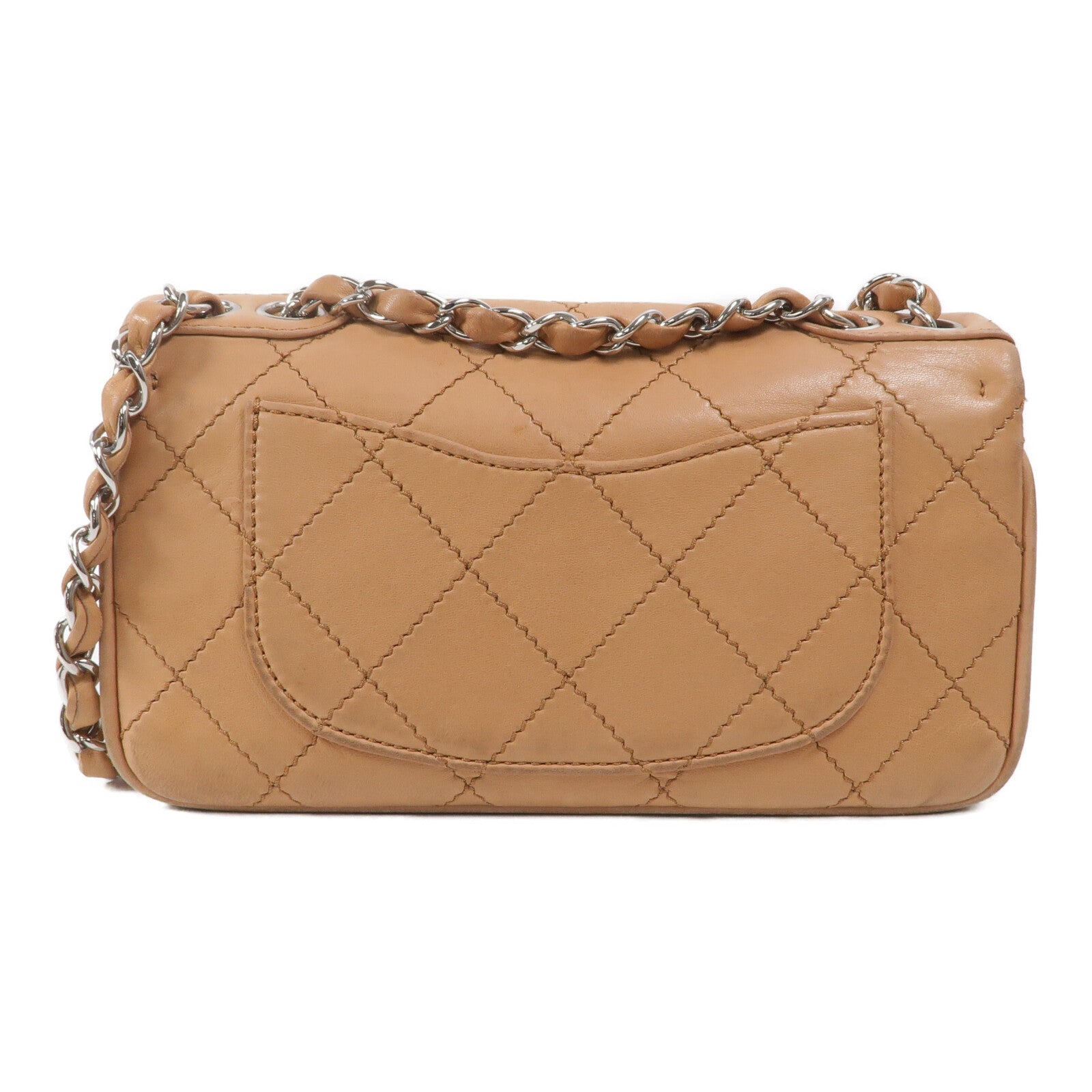 CHANEL 牛皮皮革Chain Shoulder鏈帶肩背袋