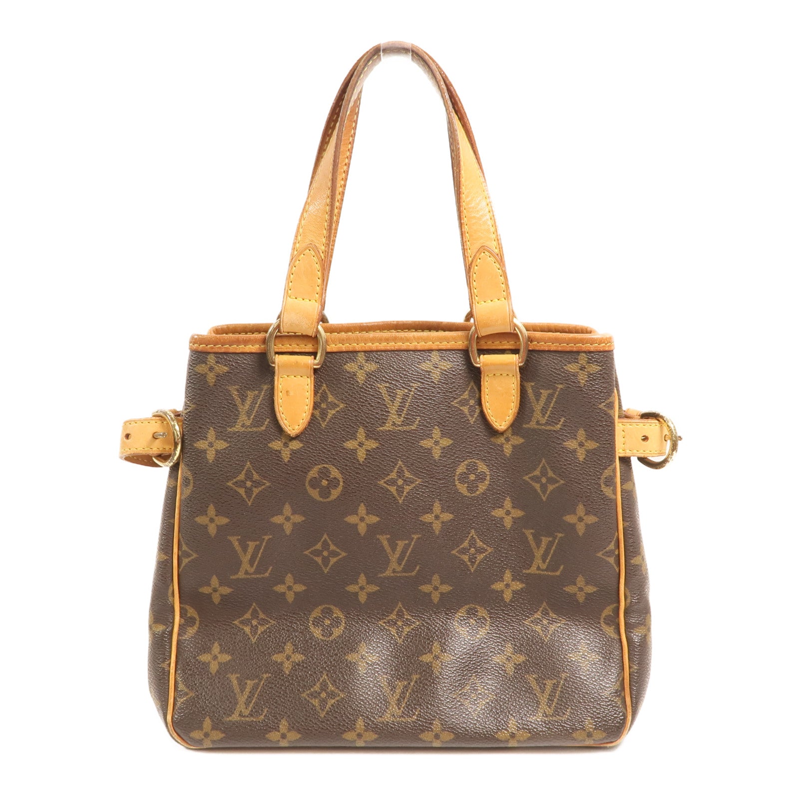 LOUIS VUITTON Monogram Batignolles金扣手挽袋
