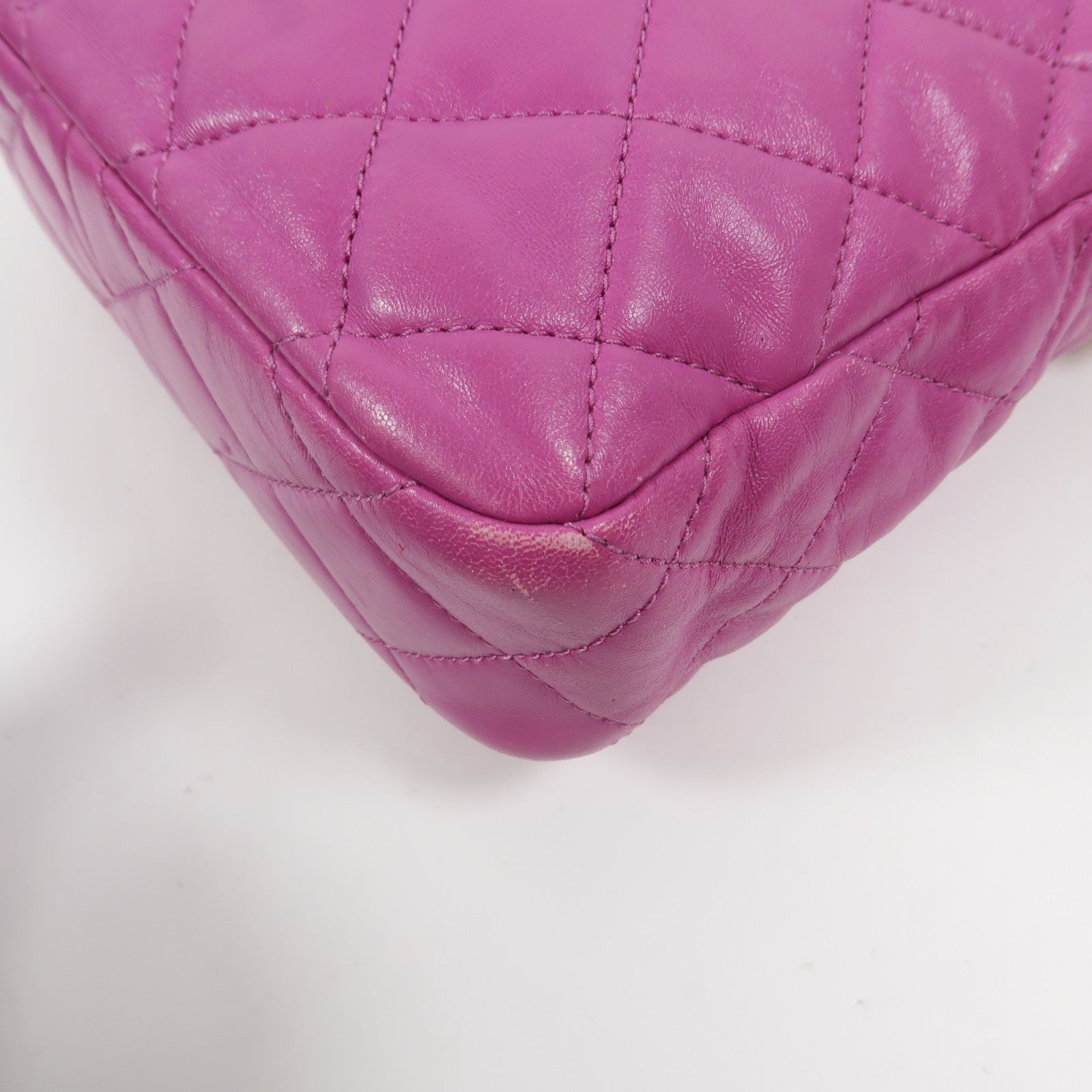 CHANEL 羊皮皮革Hobo Bag鏈帶肩背袋